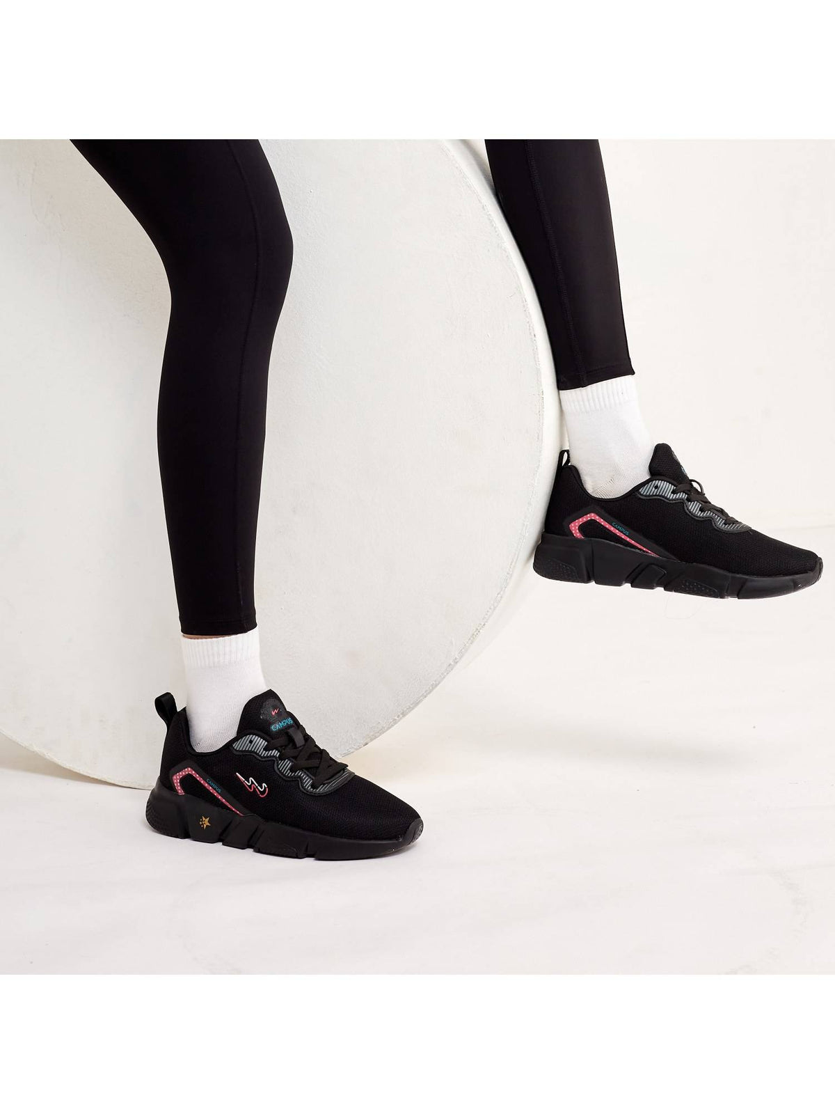 Julius Black Women Running Shoes | SH9 - view 3