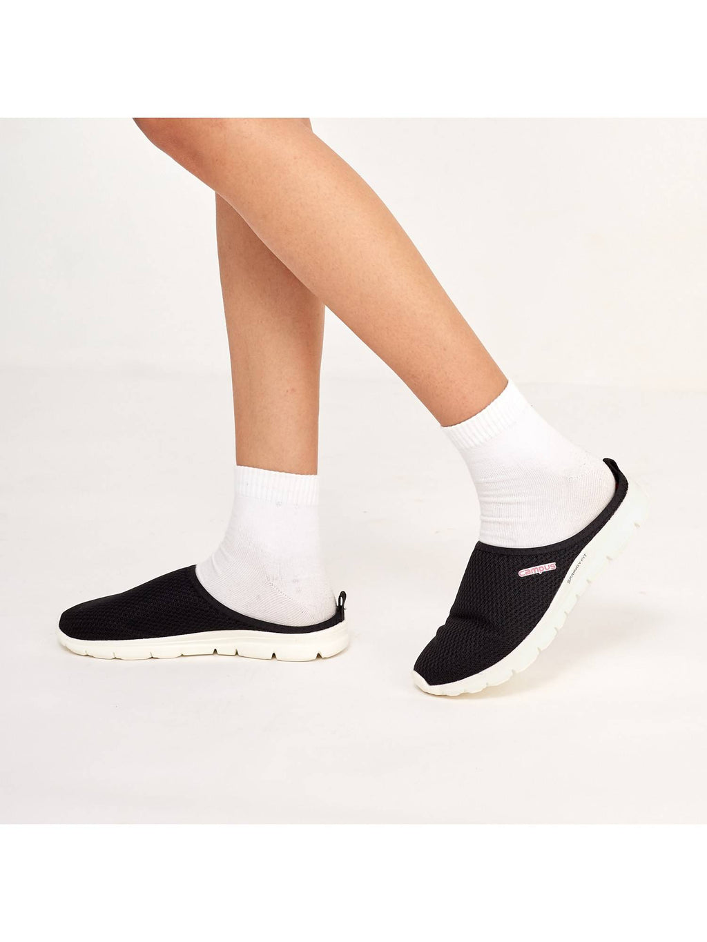 Kim Women Black Walking Shoes | SH9 - view 3