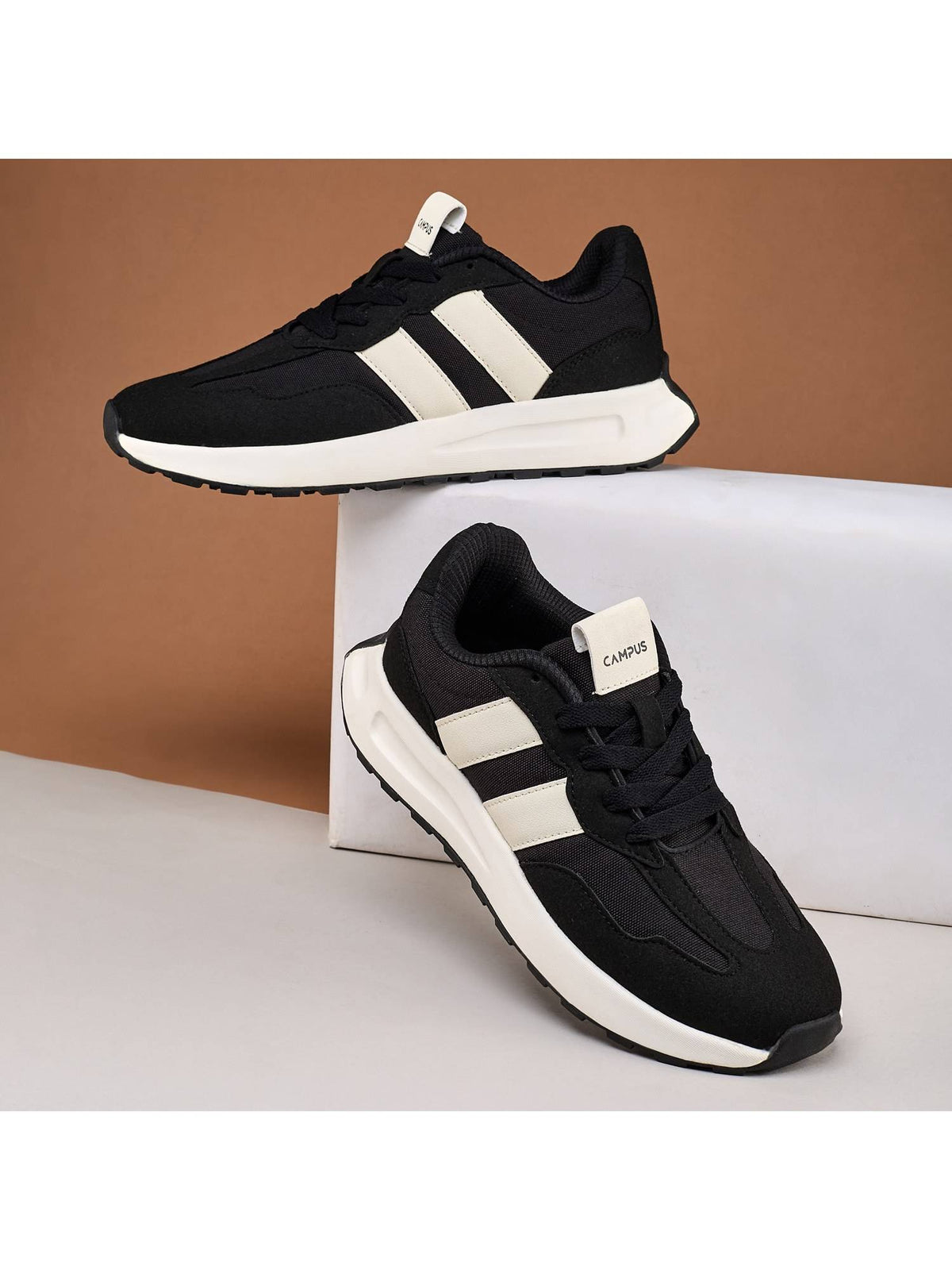 Grit Women Black Sneakers | SN09 - view 1