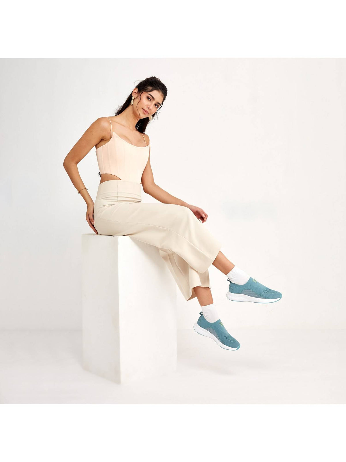 SUAVE Blue Women Walking Shoes | SH9 - view 3