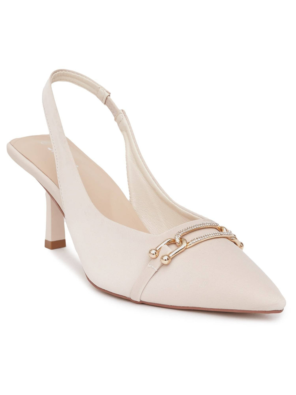 Women BEIGE Sandal Heels | H78 - view 2