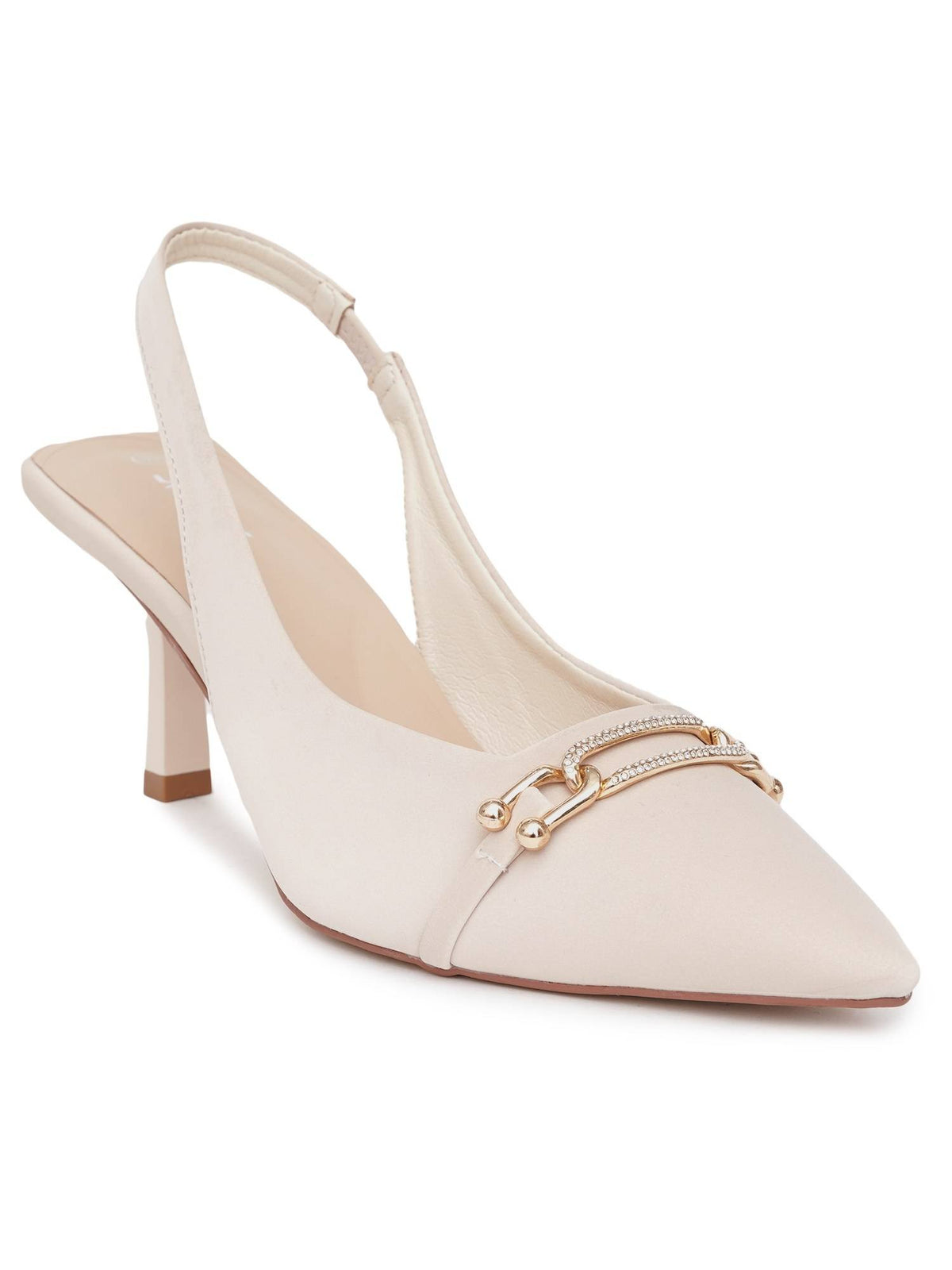 Women BEIGE Sandal Heels | H78 - view 2