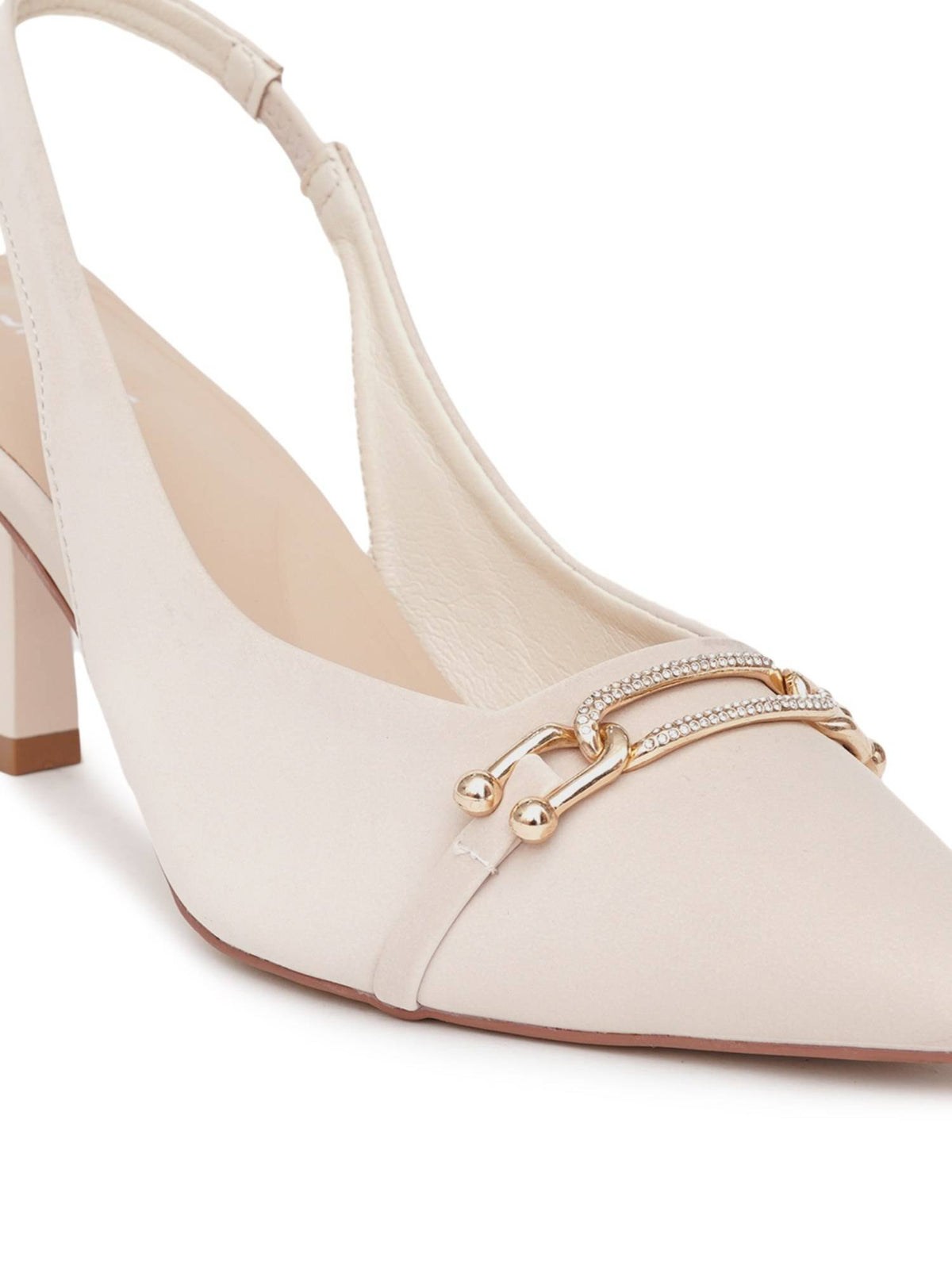 Women BEIGE Sandal Heels | H78 - view 8