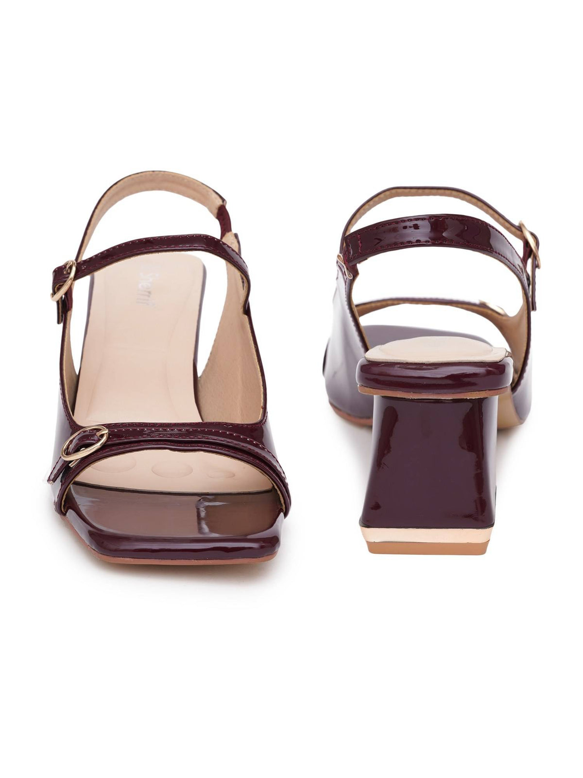 Women MAROON Sandal Heels | H78 - view 4