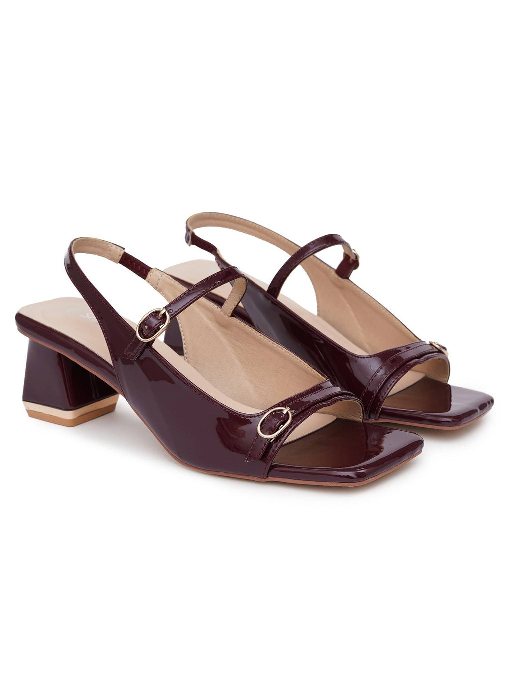 Women MAROON Sandal Heels | H78 - view 7