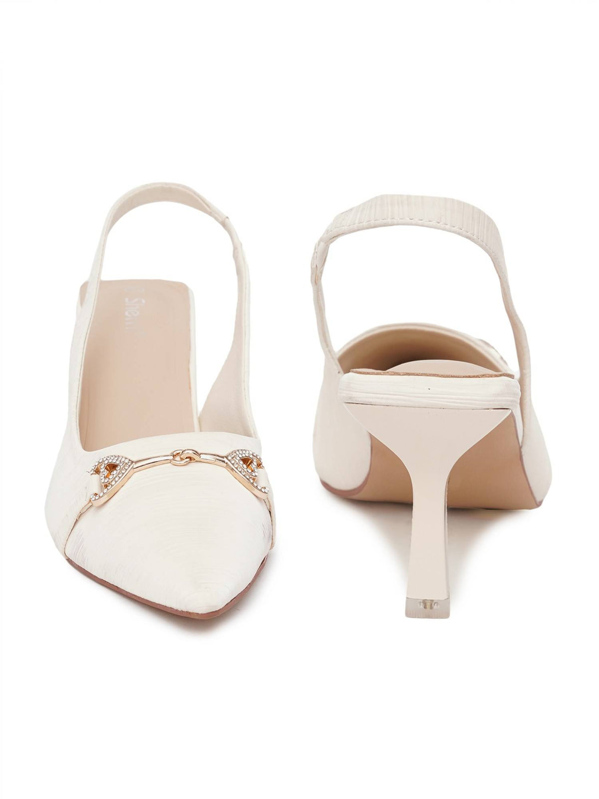 Women CREAM Sandal Heels | H78 - view 4