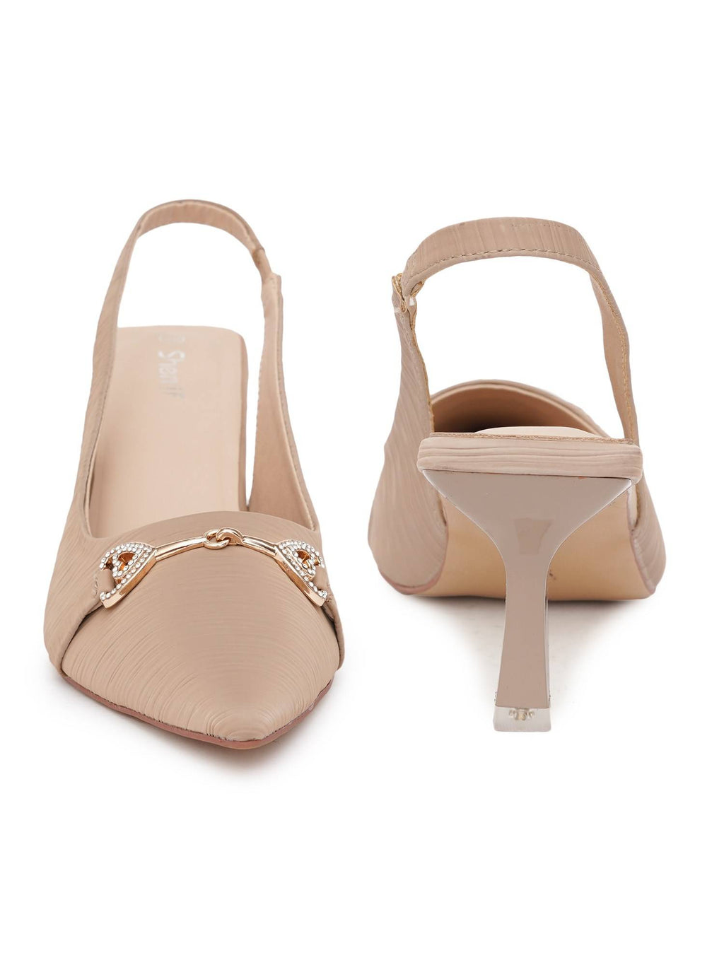 Women CREAM Sandal Heels | H78 - view 12