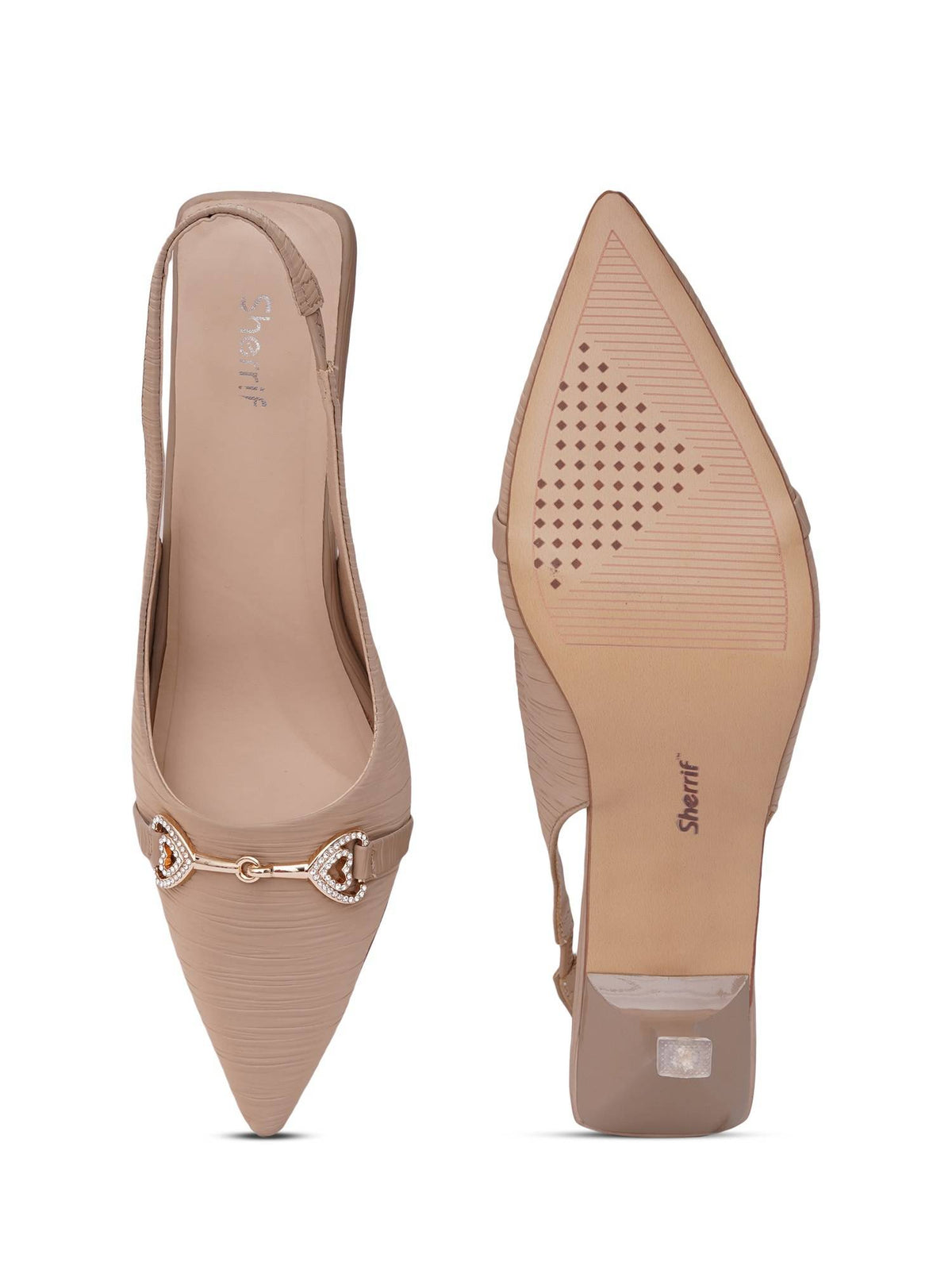 Women CREAM Sandal Heels | H78 - view 13