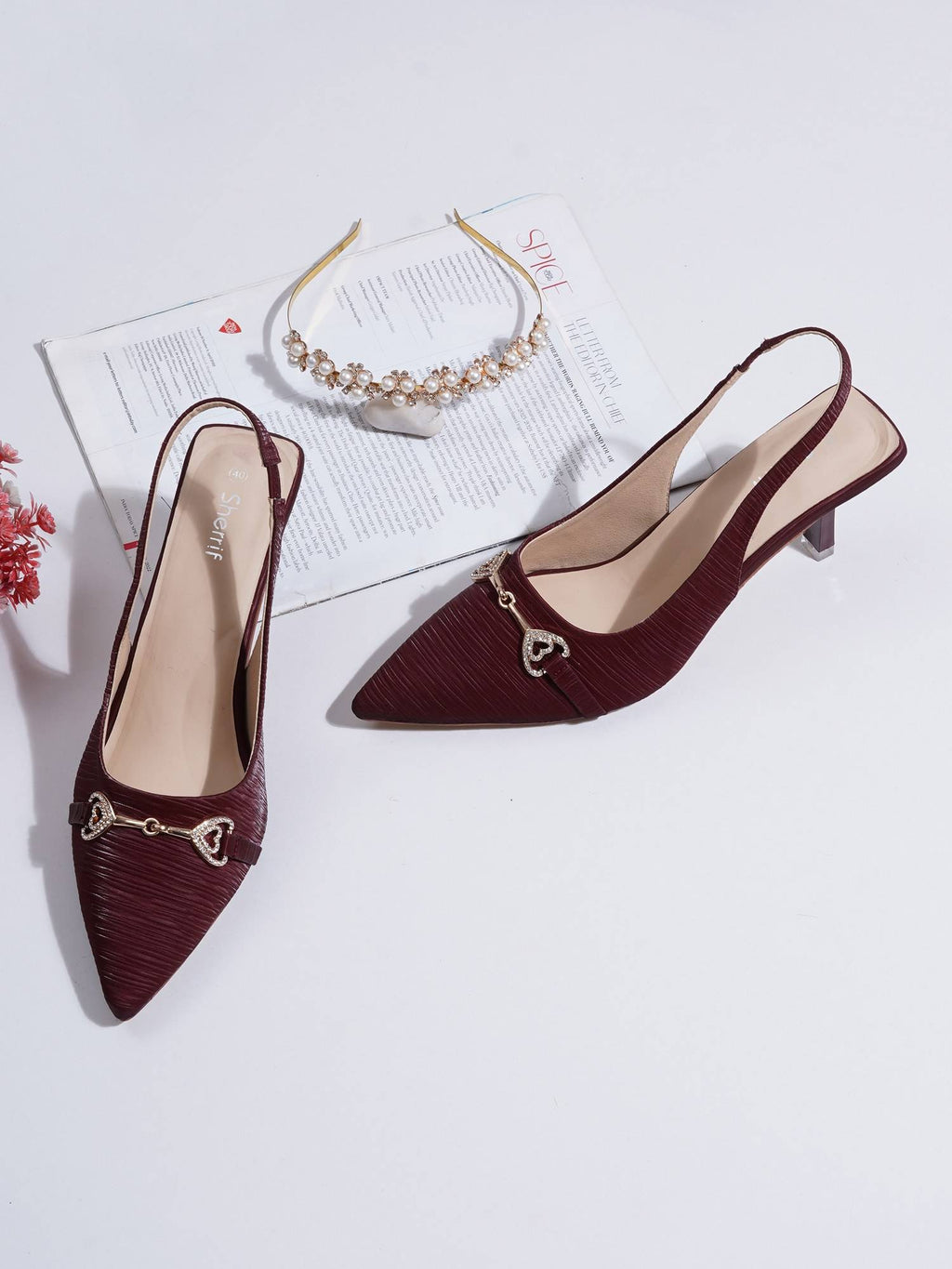 Women CREAM Sandal Heels | H78 - view 25