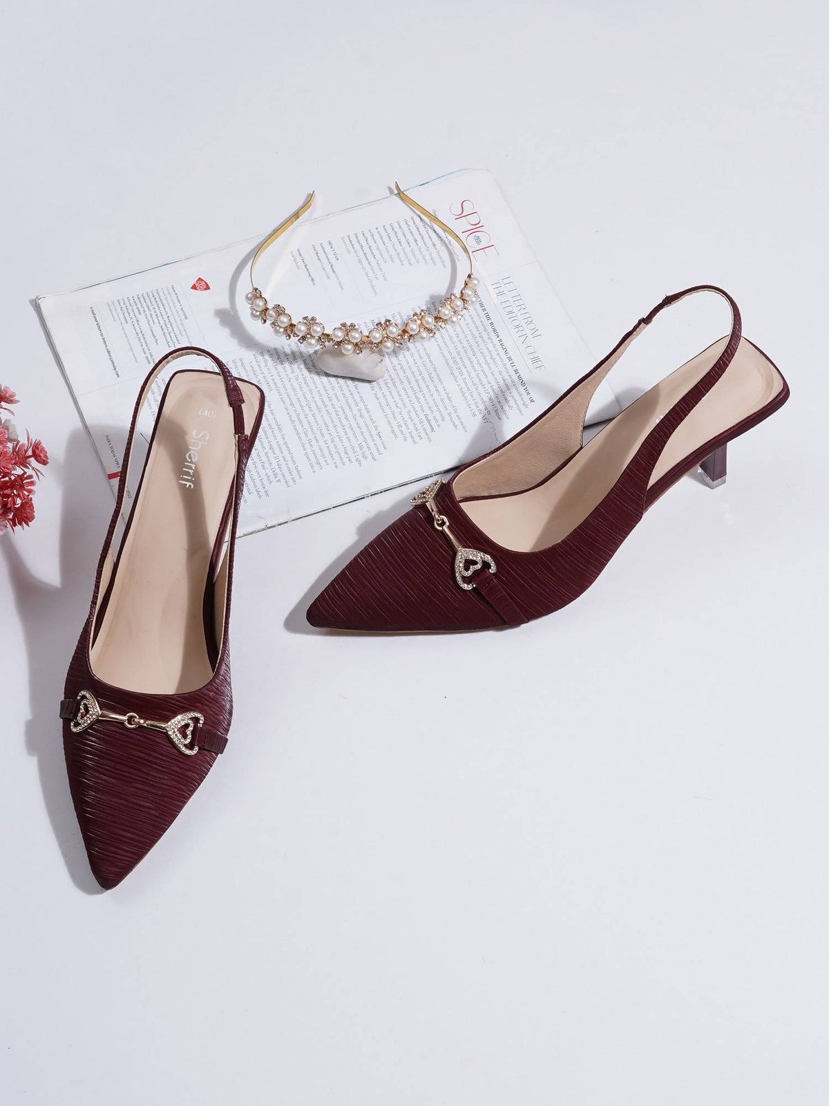 Women CREAM Sandal Heels | H78 - view 25