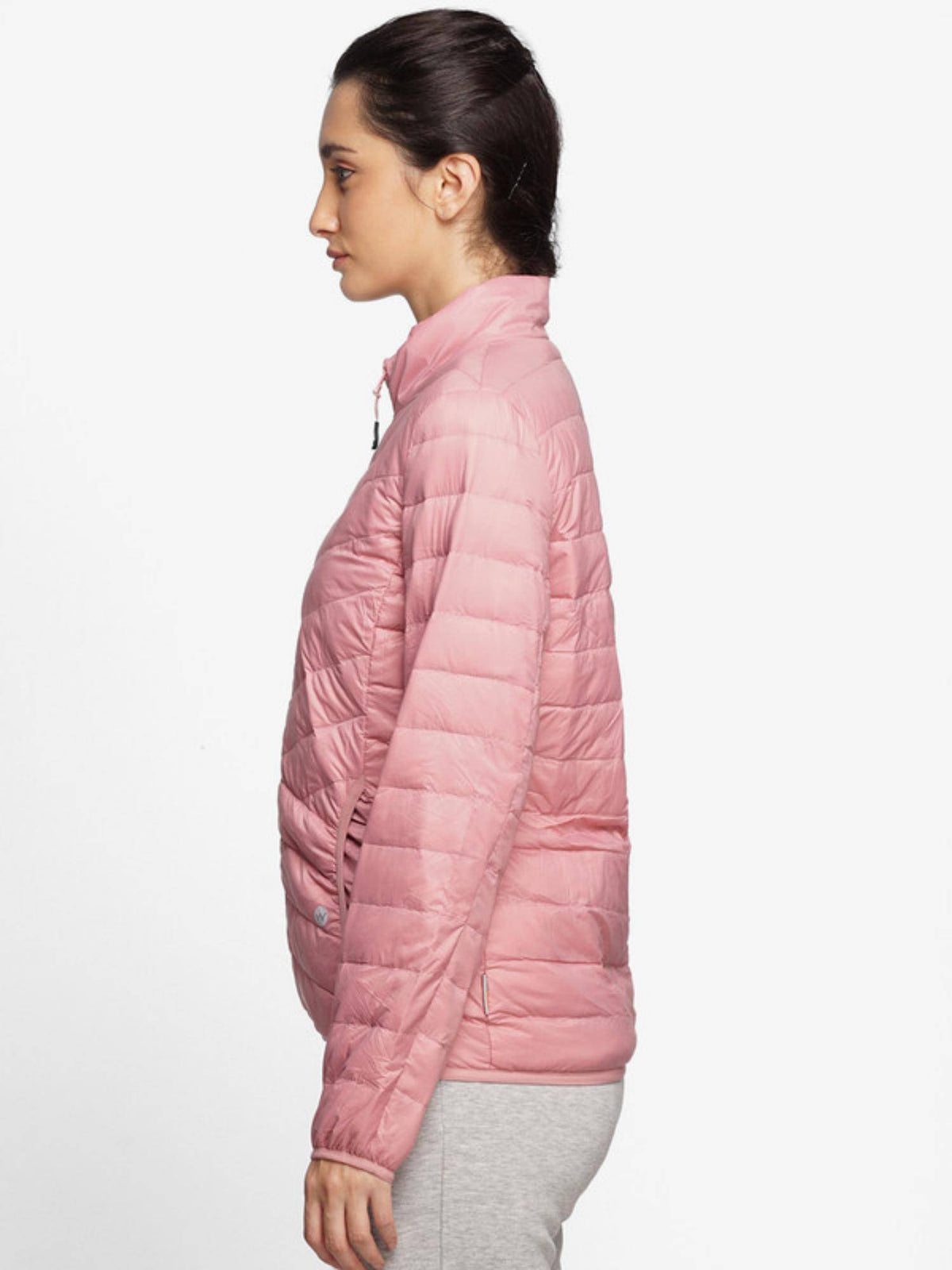 Pink Women's Down Jacket Classic | JK12 - view 4