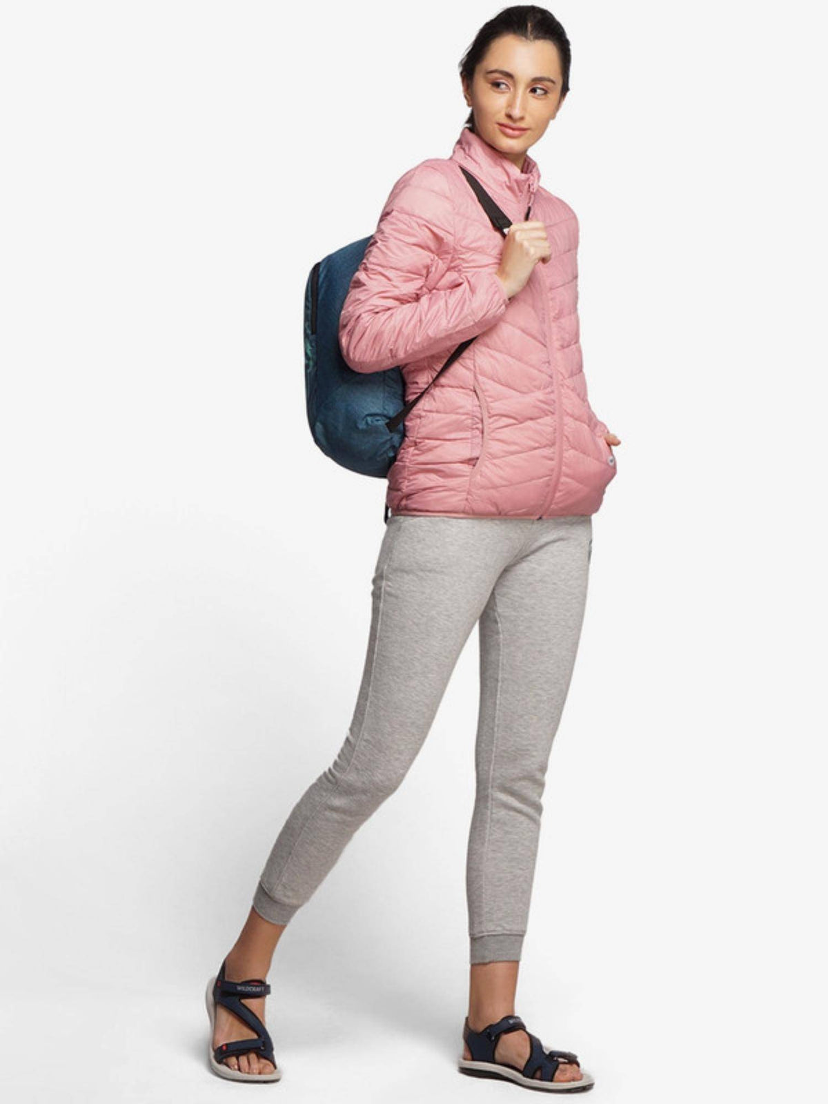 Pink Women's Down Jacket Classic | JK12 - view 6