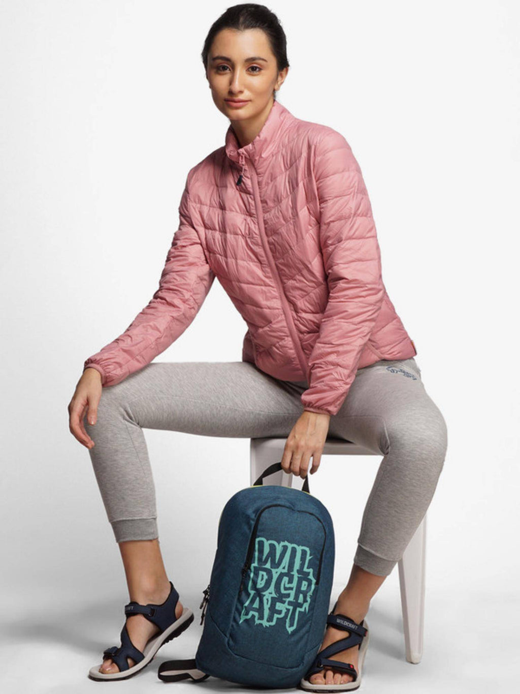 Pink Women's Down Jacket Classic | JK12 - view 7