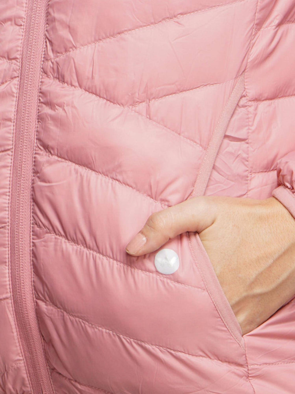 Pink Women's Down Jacket Classic | JK12 - view 8
