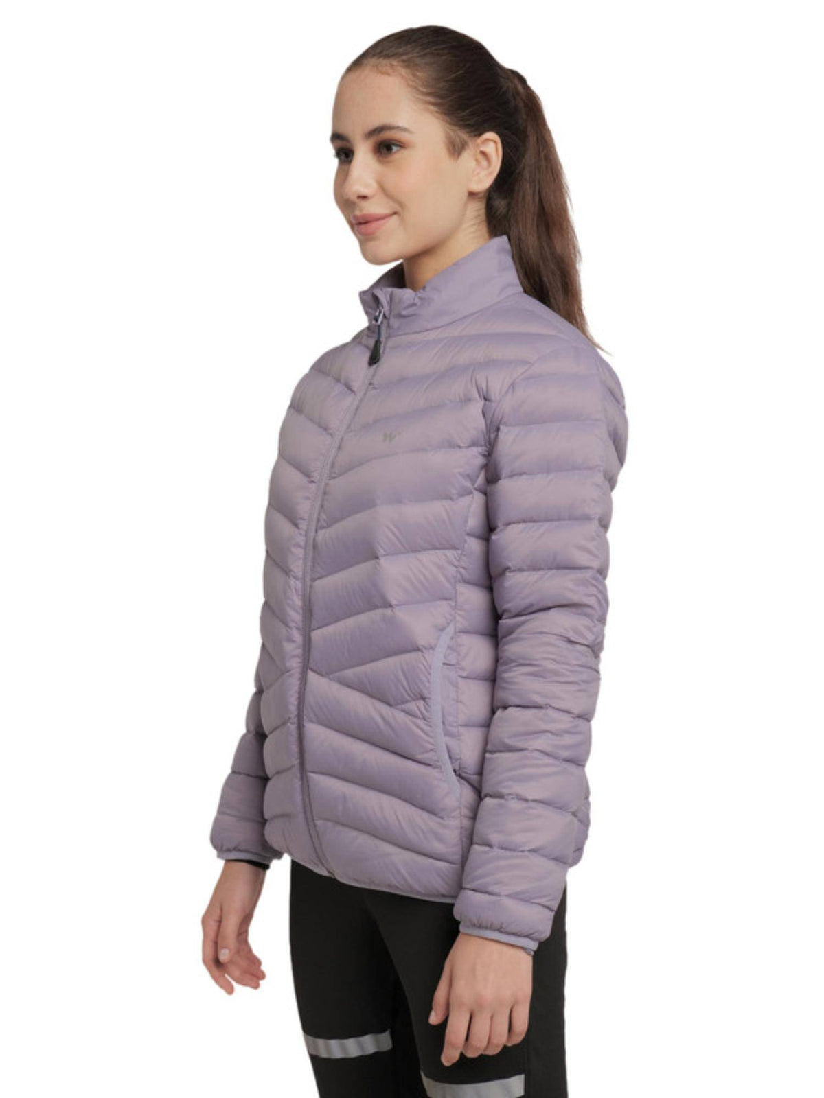Purple Women's Down Jacket Classic | JK12 - view 2