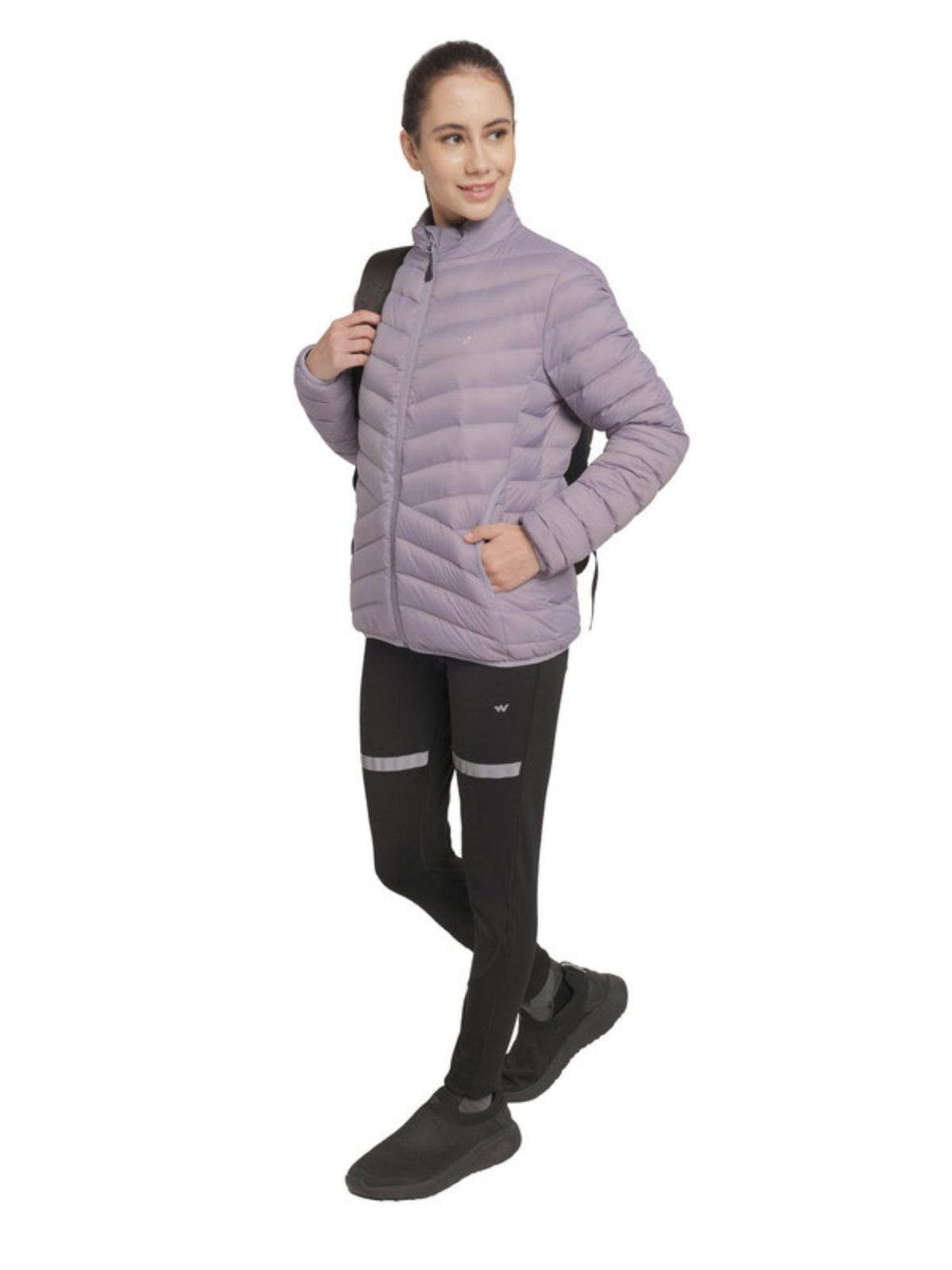 Purple Women's Down Jacket Classic | JK12 - view 5