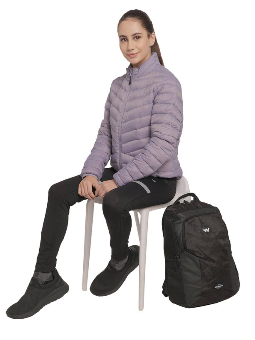 Purple Women's Down Jacket Classic | JK12 - view 6