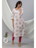 Multi-Color Floral Printed Kurta | FY93 - view 1