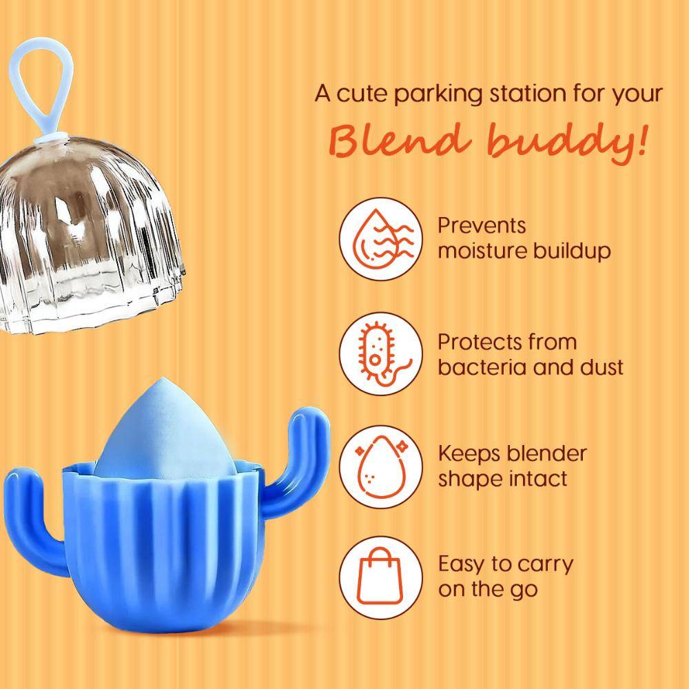 Professional Makeup Blender Sponge Holder Makeup Puff Storage Case (Random Colour) | C83 - view 4