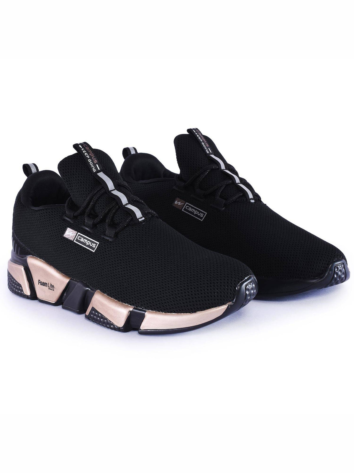 Alexa Black Running Shoes For Women | SN09 - view 1