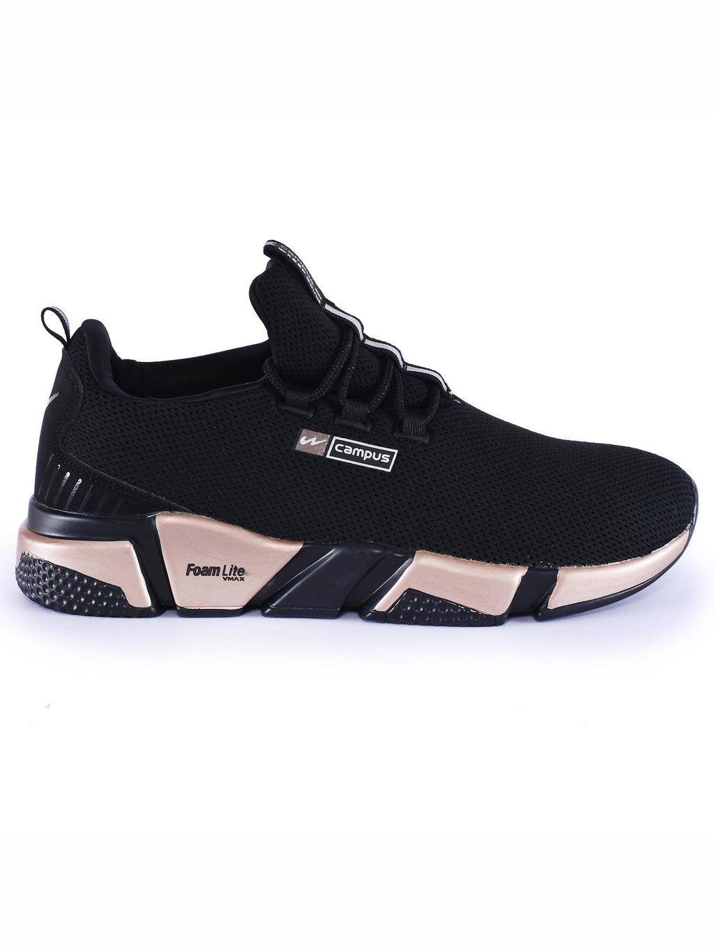 Alexa Black Running Shoes For Women | SN09 - view 2