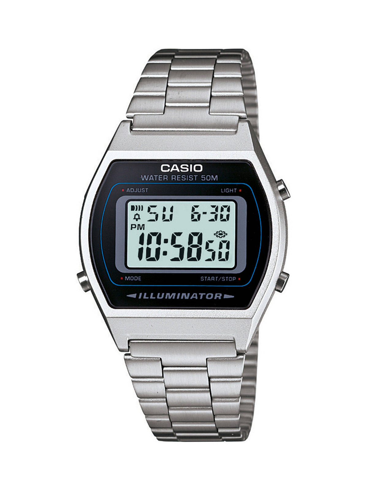 Vintage B640WD-1AVDF Black Digital Dial Silver Stainless Steel Band D129 | W92 - view 1