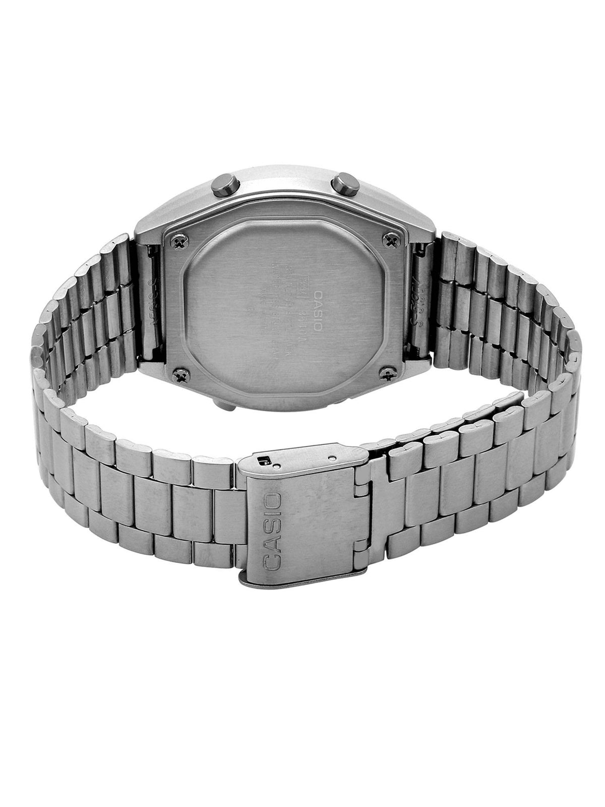 Vintage B640WD-1AVDF Black Digital Dial Silver Stainless Steel Band D129 | W92 - view 4