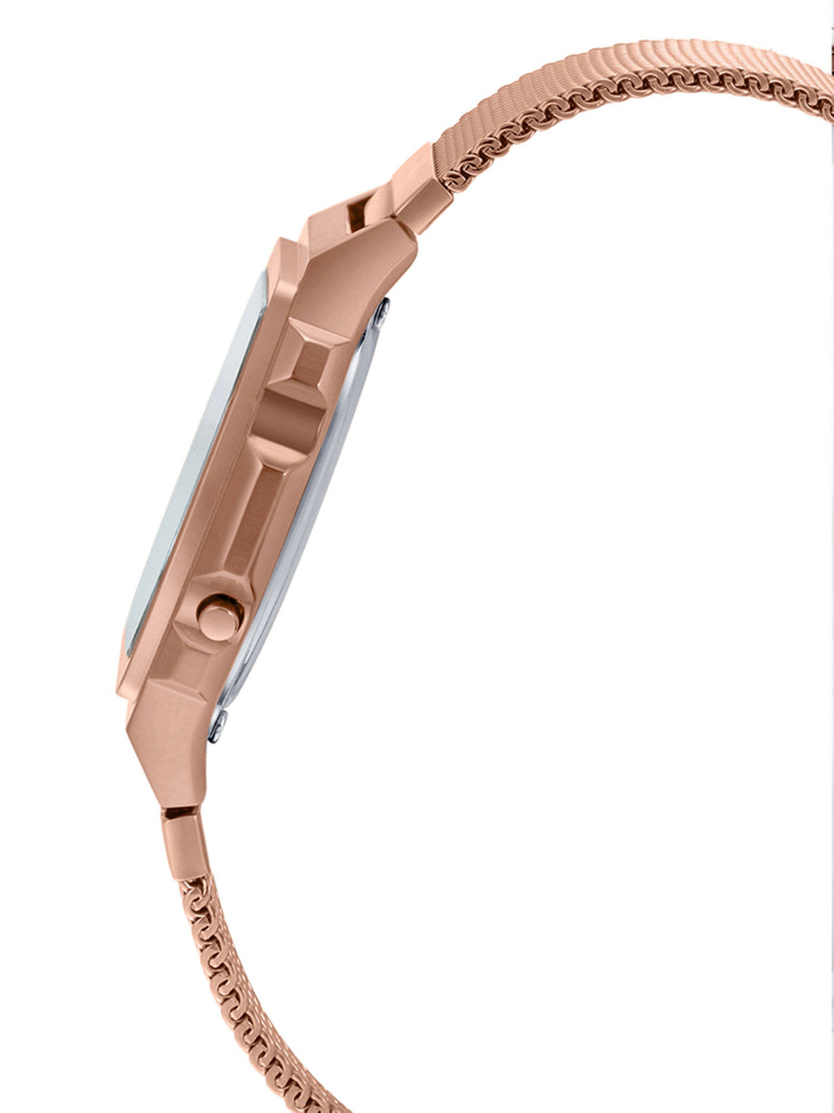 Vintage A1000MPG-9EF Rose Gold Digital Dial Rose Gold Stainless Steel Mesh Band D196 | W92 - view 2