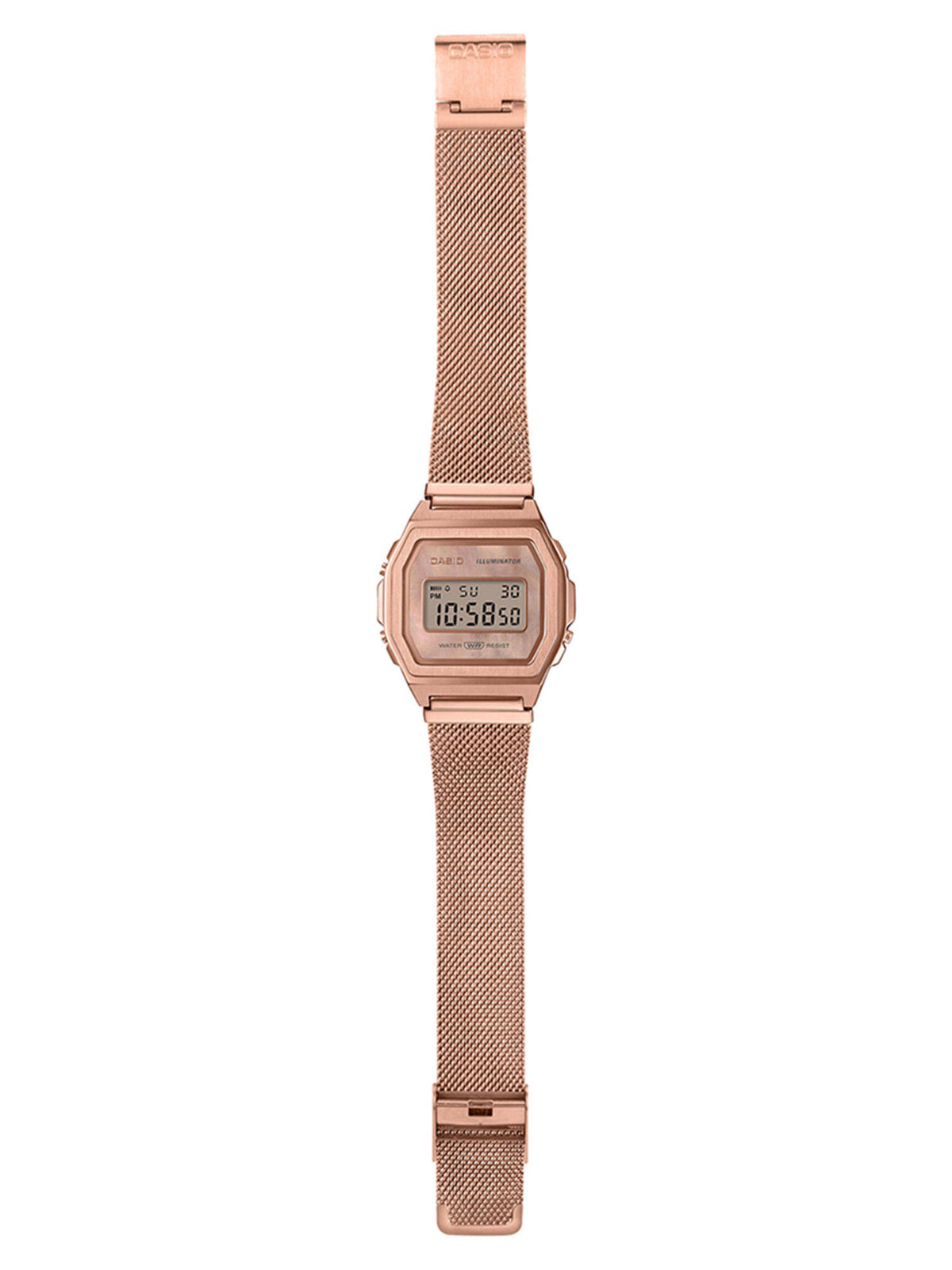 Vintage A1000MPG-9EF Rose Gold Digital Dial Rose Gold Stainless Steel Mesh Band D196 | W92 - view 5