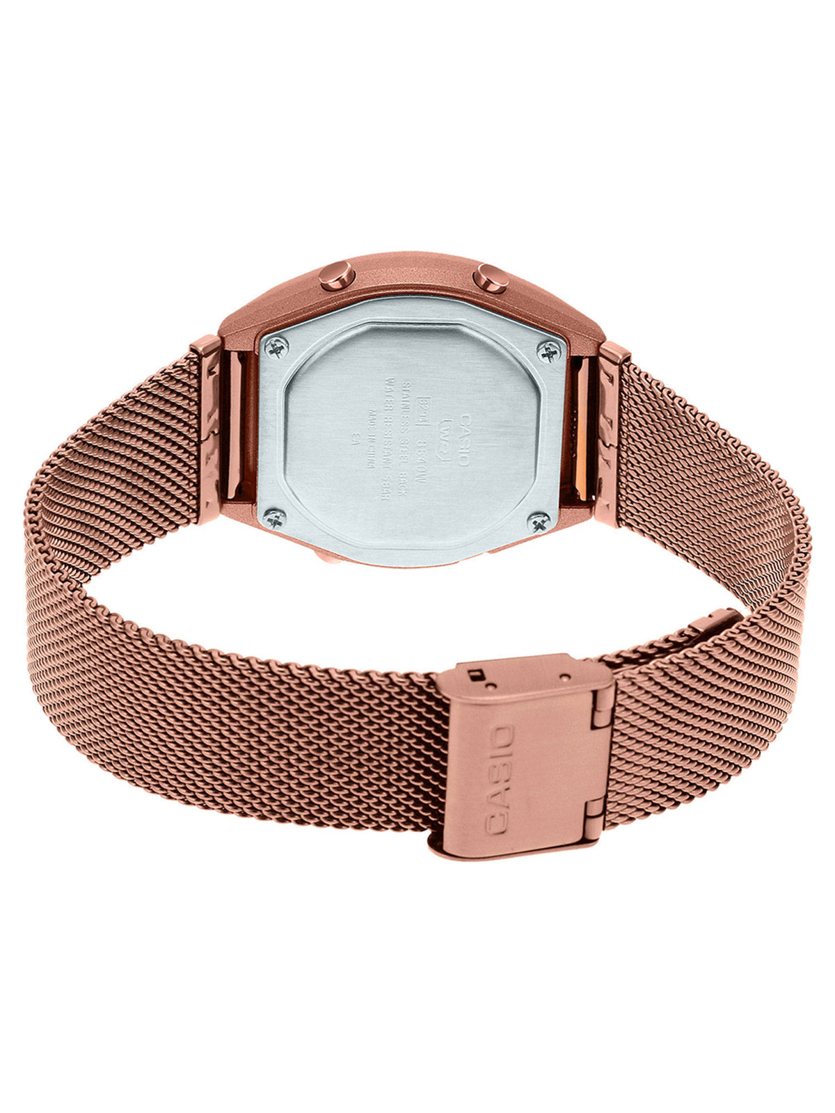Vintage B640WMR-5ADF Rose Gold Digital Dial Rose Gold Stainless Steel Mesh Band D216 | W92 - view 4