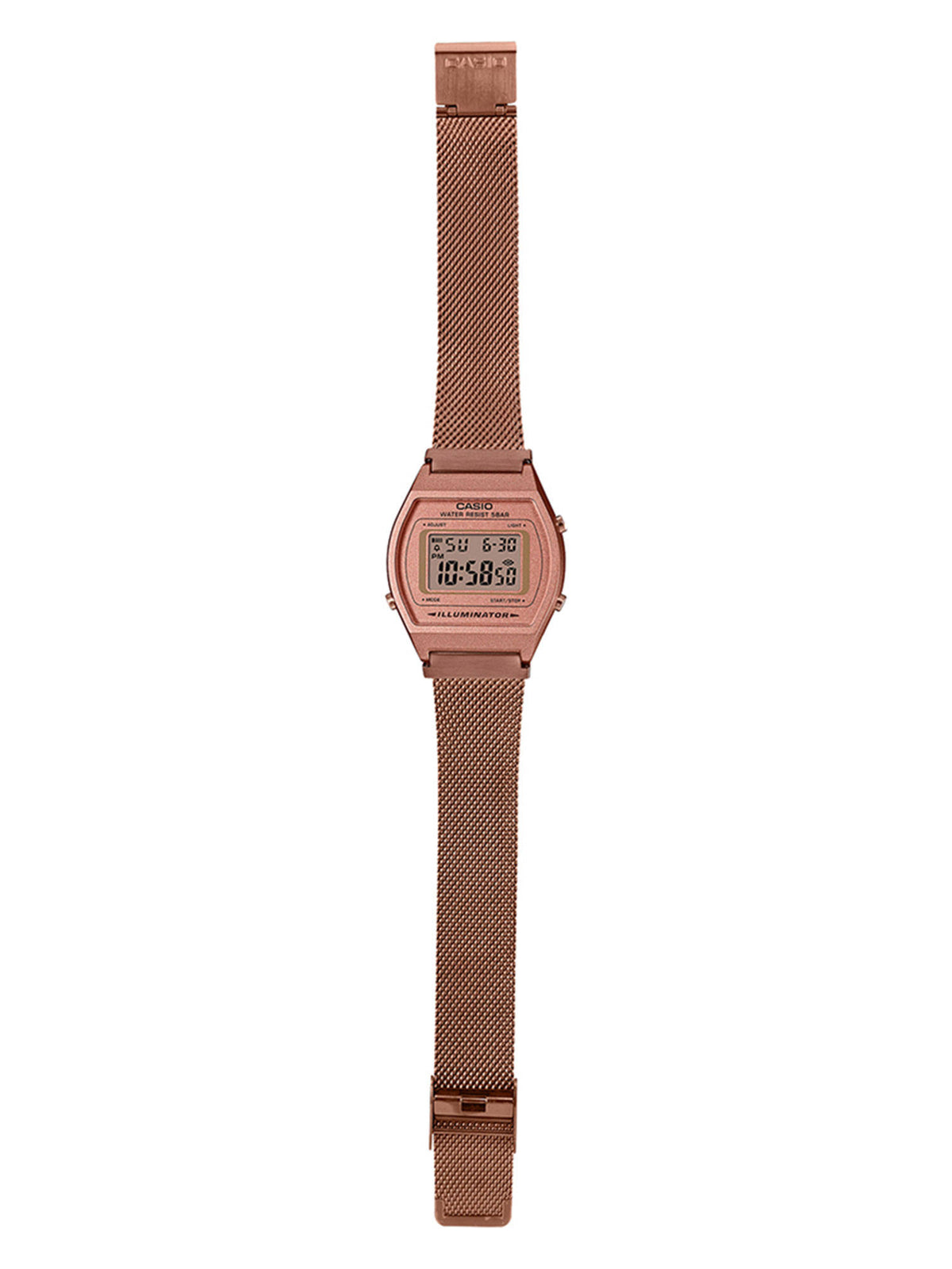 Vintage B640WMR-5ADF Rose Gold Digital Dial Rose Gold Stainless Steel Mesh Band D216 | W92 - view 5