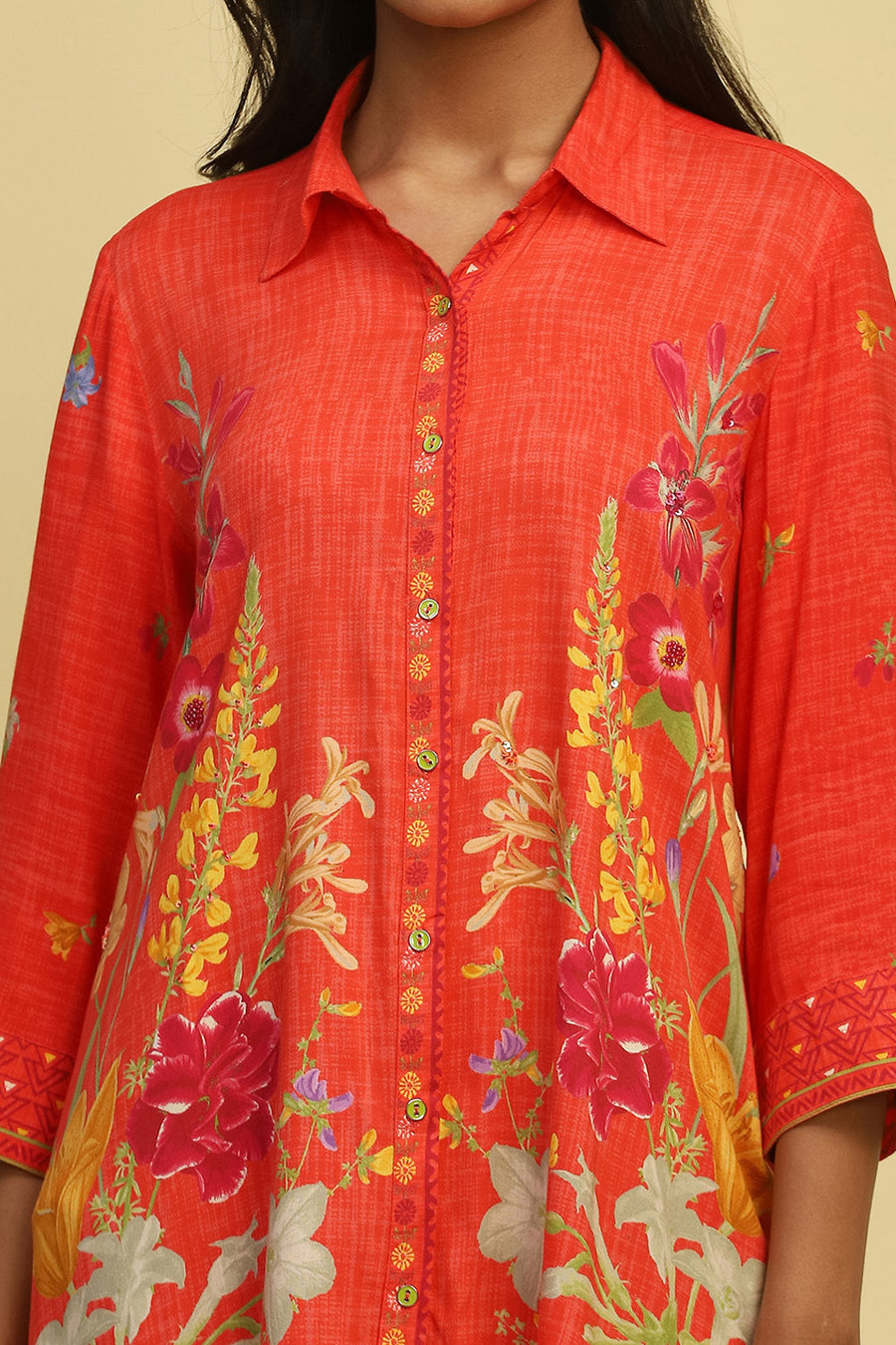 Coral Rayon Straight Kurta K60
