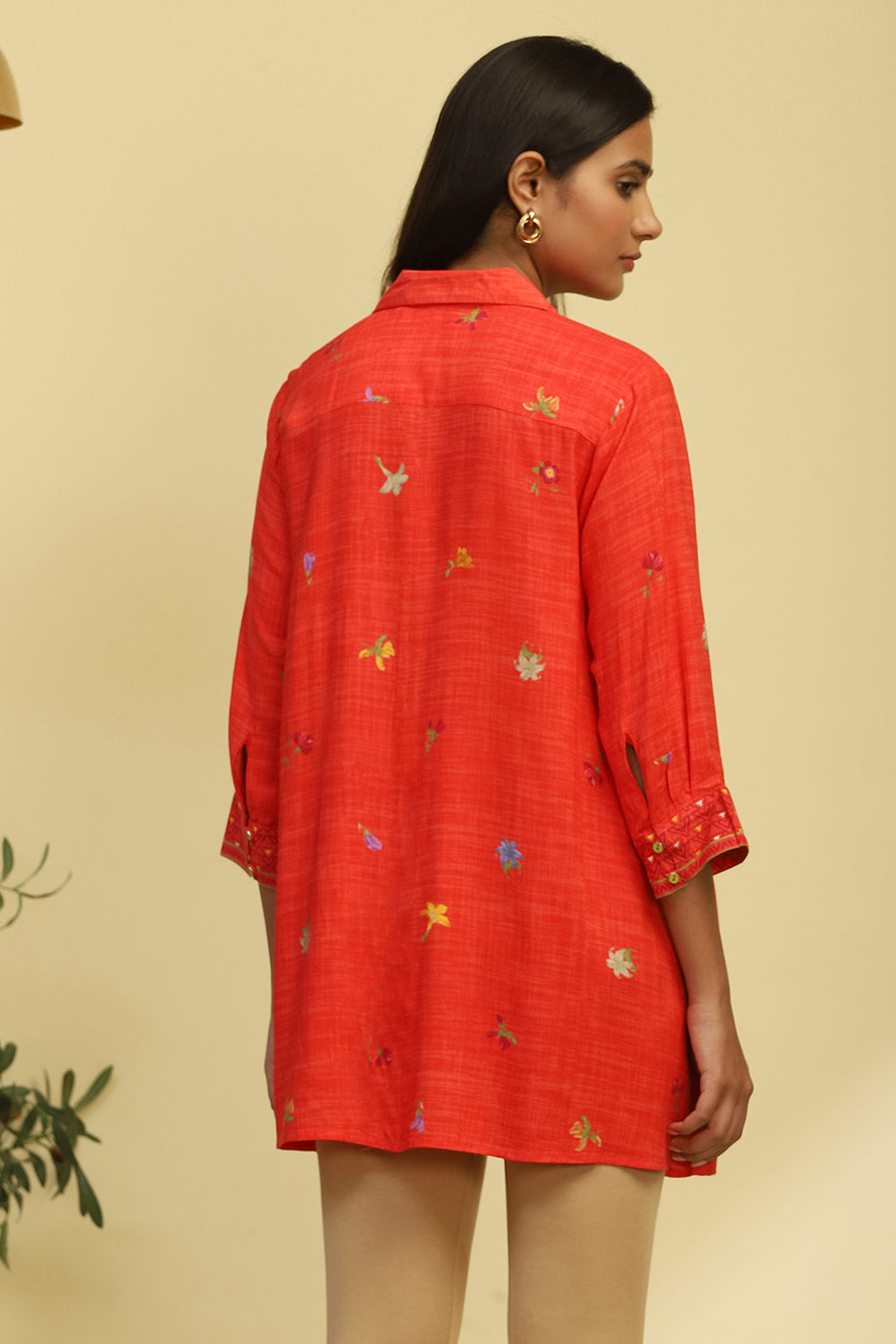 Coral Rayon Straight Kurta K60