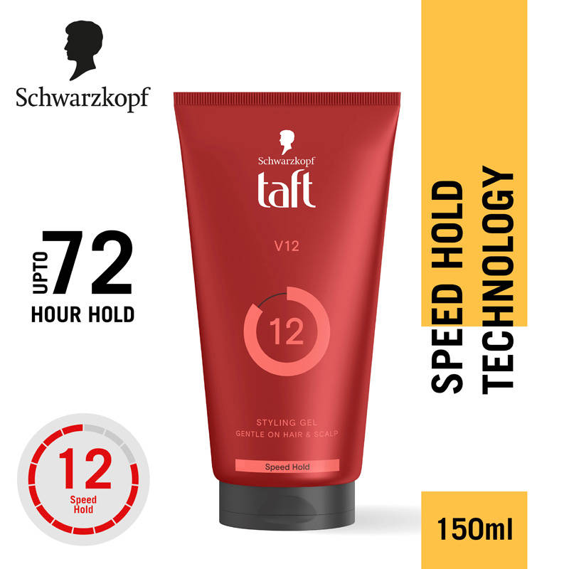 Taft Power V12 Hair Gel With Speed Hold Technology, Non-Stick & Easy To Wash Off | H02 - view 1