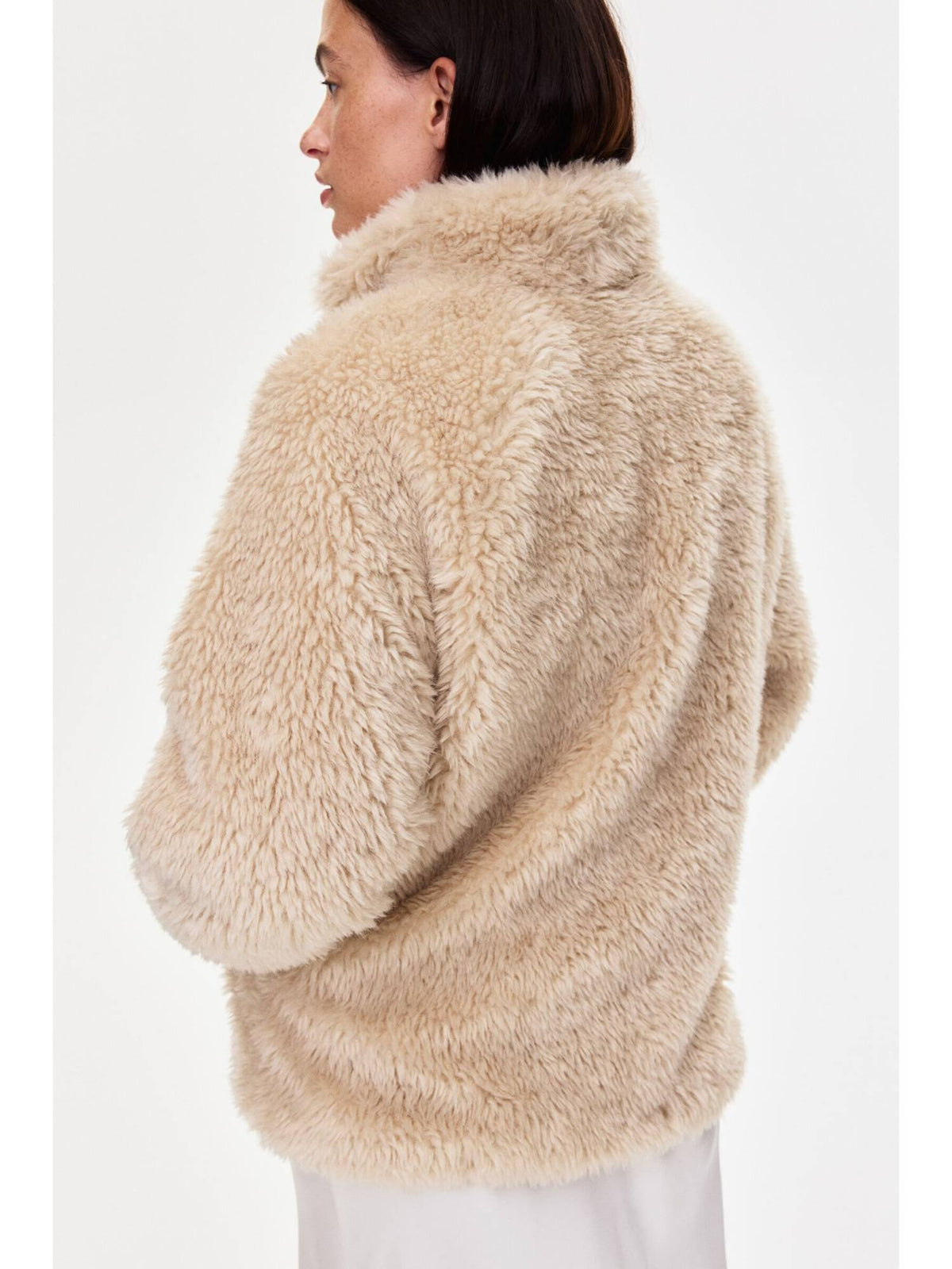 Women Beige Mama Before & After Babywearing Jacket | JC78 - view 3