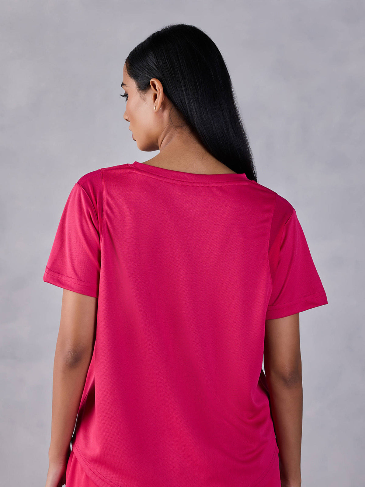 Running Top with Breathe Easy Mesh Panels and Quick-Dry Fabric-Stride Collection | TS56 - view 4