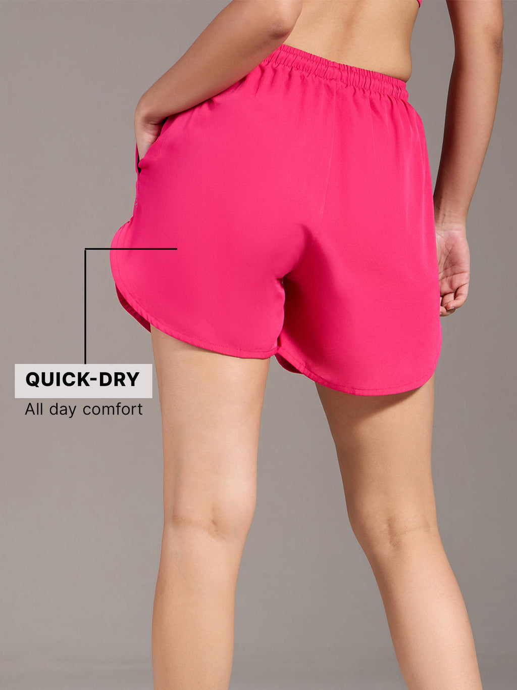 Quick Dry Stride Shorts with Inner Shorts and Zip Pocket – Stride Collection - view 33