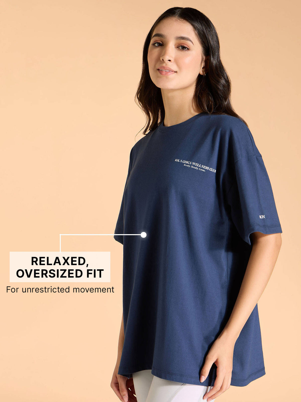 Cotton Oversized Printed Graphic Tshirt | TS56 - view 2