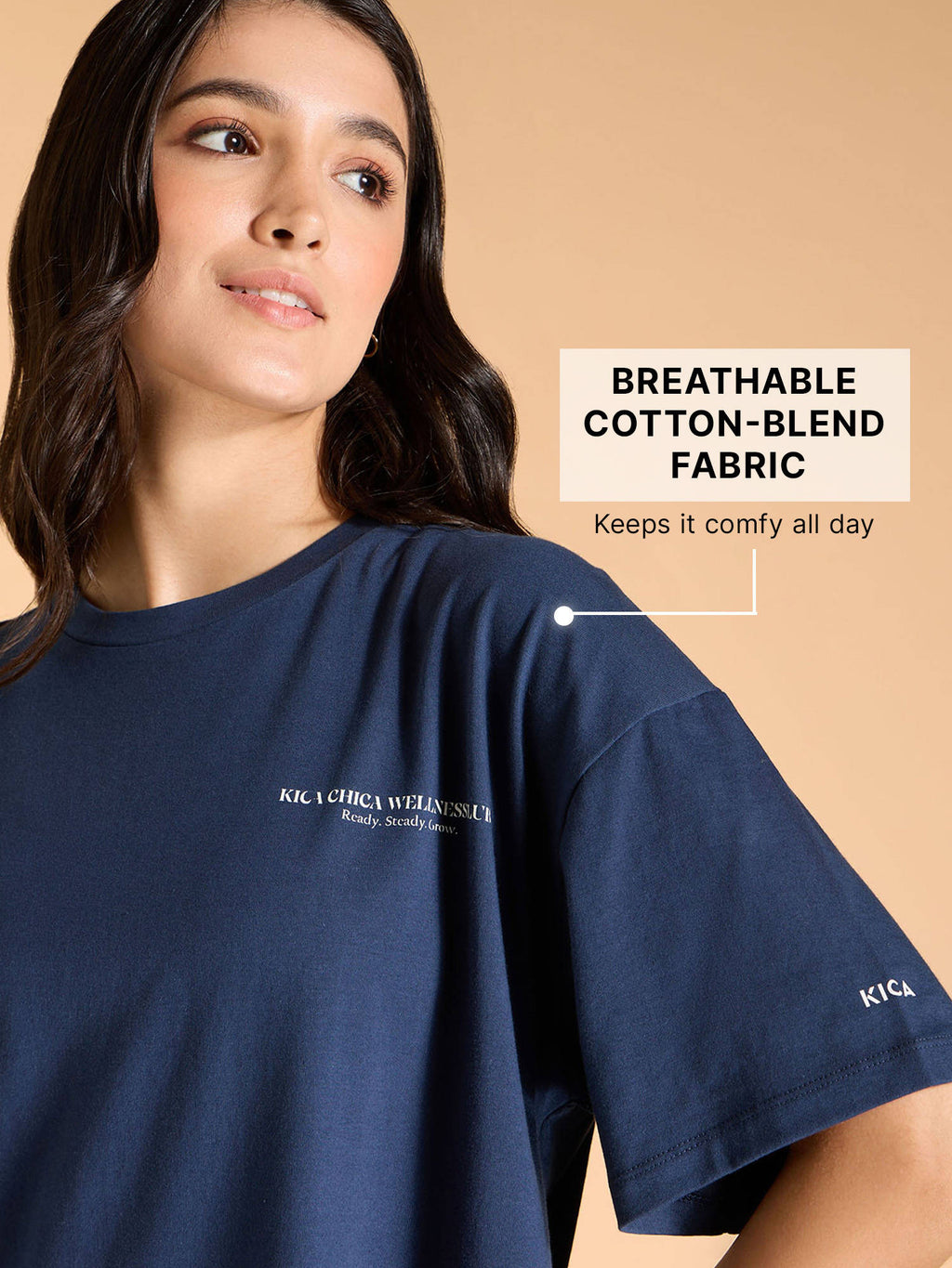 Cotton Oversized Printed Graphic Tshirt | TS56 - view 4