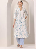 Plus Size Women Plus Size Women Printed Cotton Blend Straight Kurta | KDG - view 1