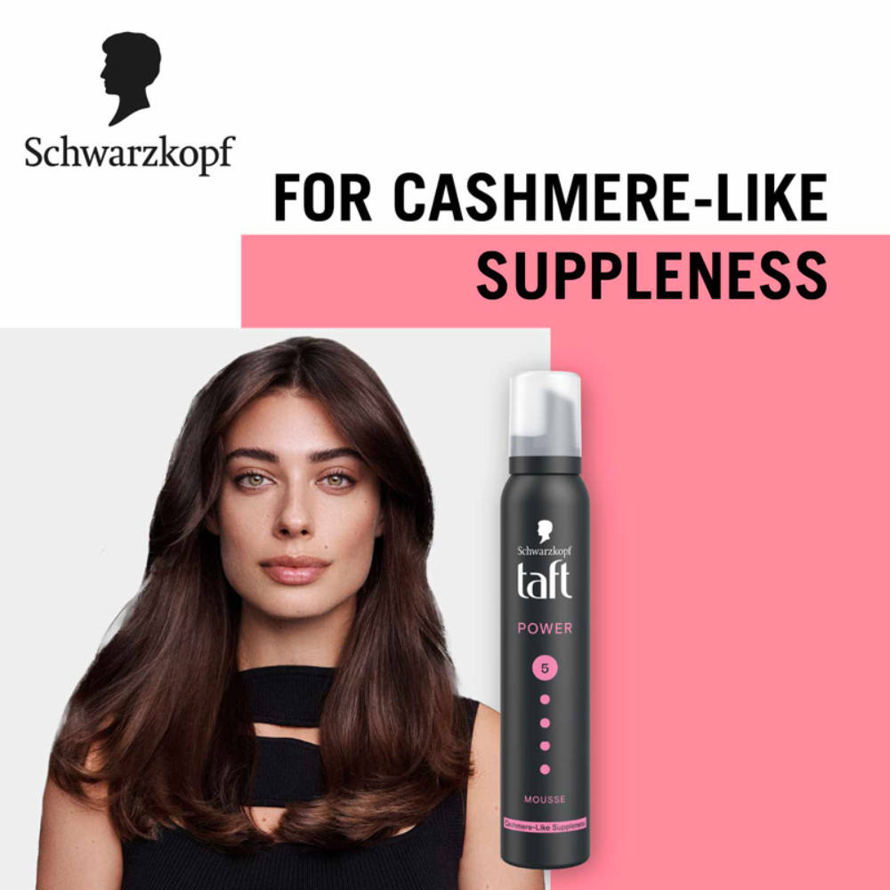 TAFT Power Hold 5 Hair Mousse To Controls Frizz, Lasts 24 Hours With No Stickiness | H85 - view 2