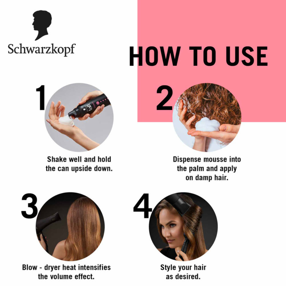 TAFT Power Hold 5 Hair Mousse To Controls Frizz, Lasts 24 Hours With No Stickiness | H85 - view 4