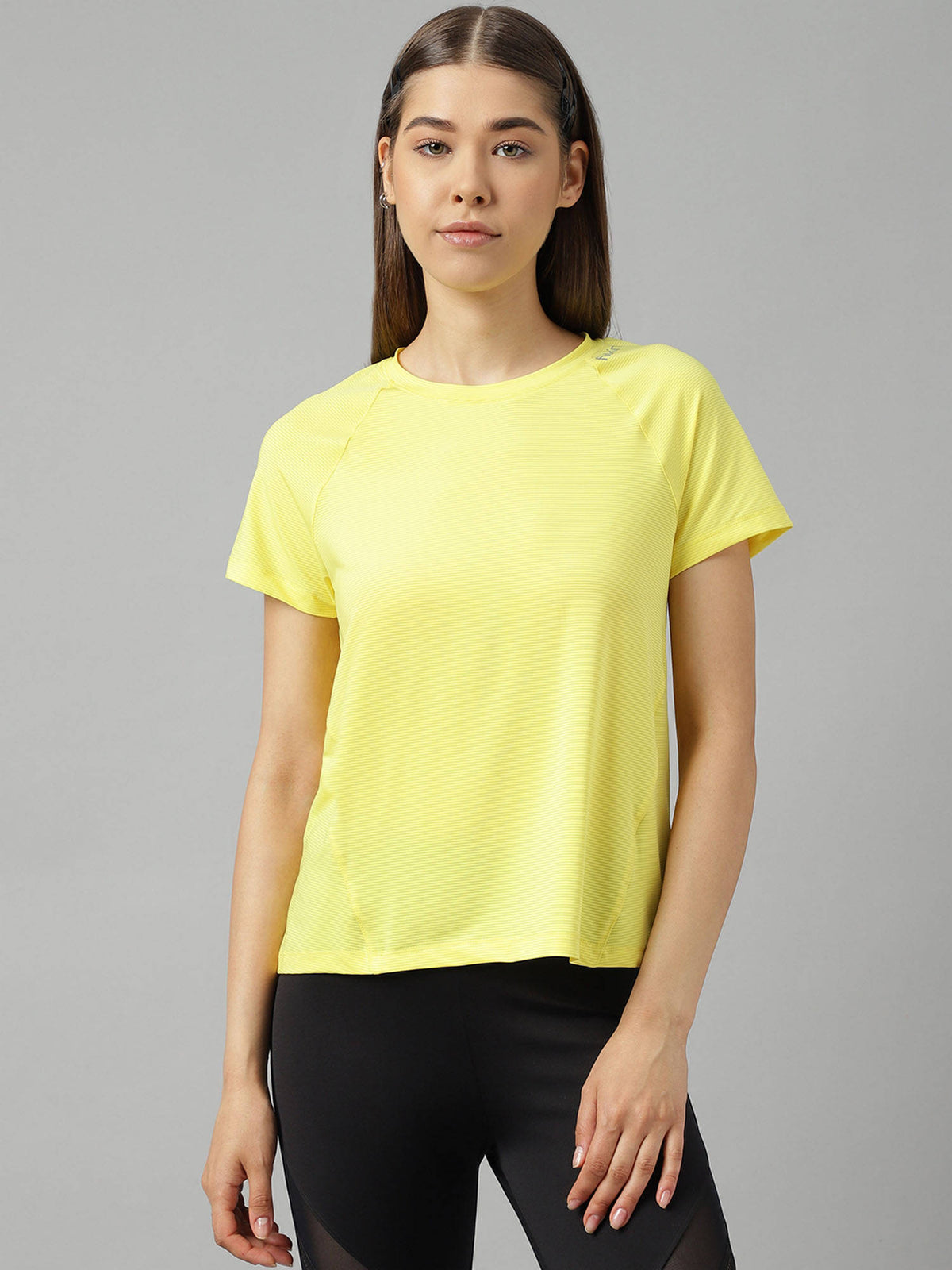 Women Blue Striped Active T-Shirt | TT89 - view 21