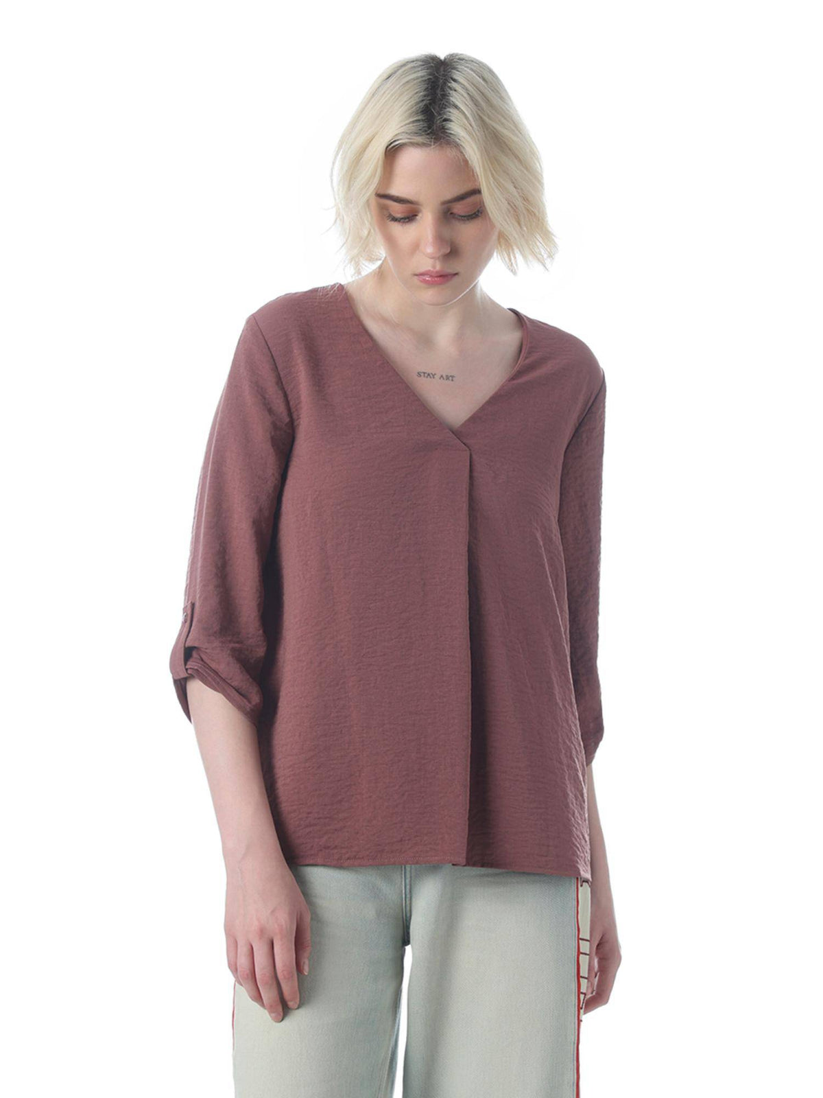 Womens Loose Fit White Top | O24 - view 15