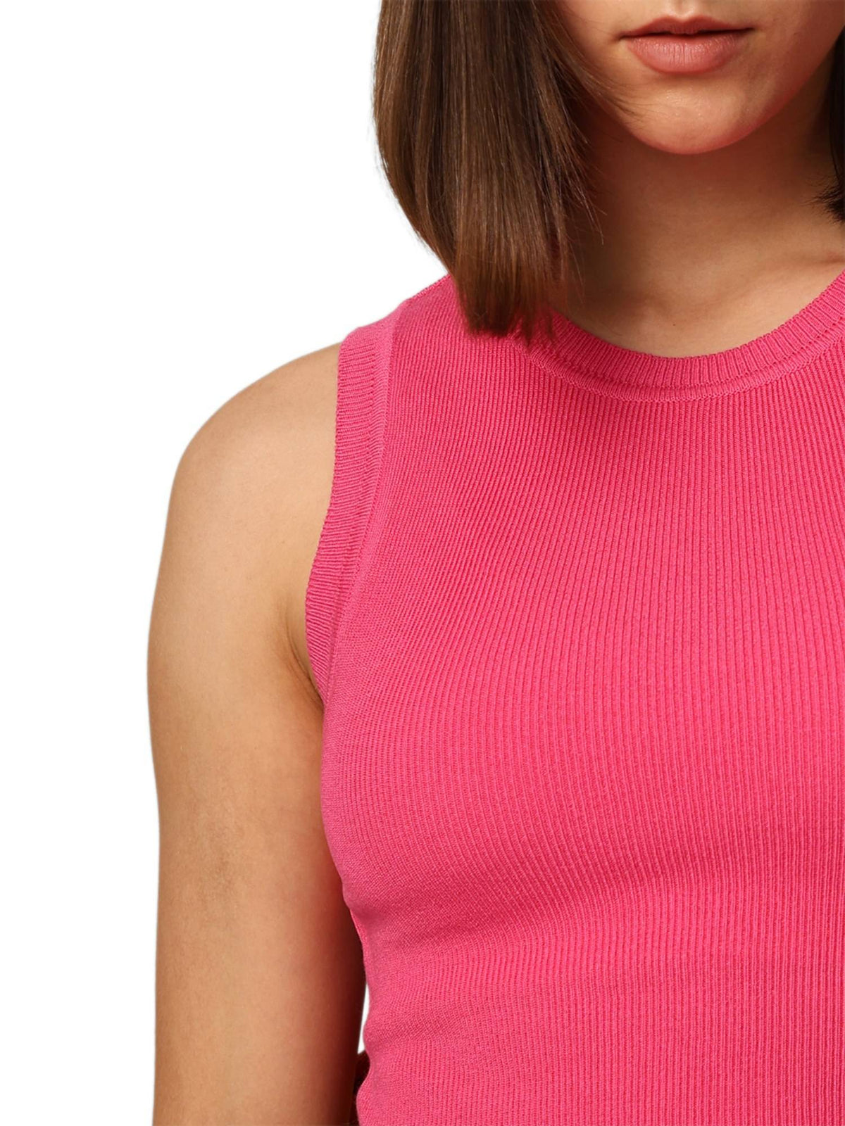Pink Solid Tank Top | TT98 - view 4