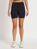Black Solid Regular Fit Shorts - view 1