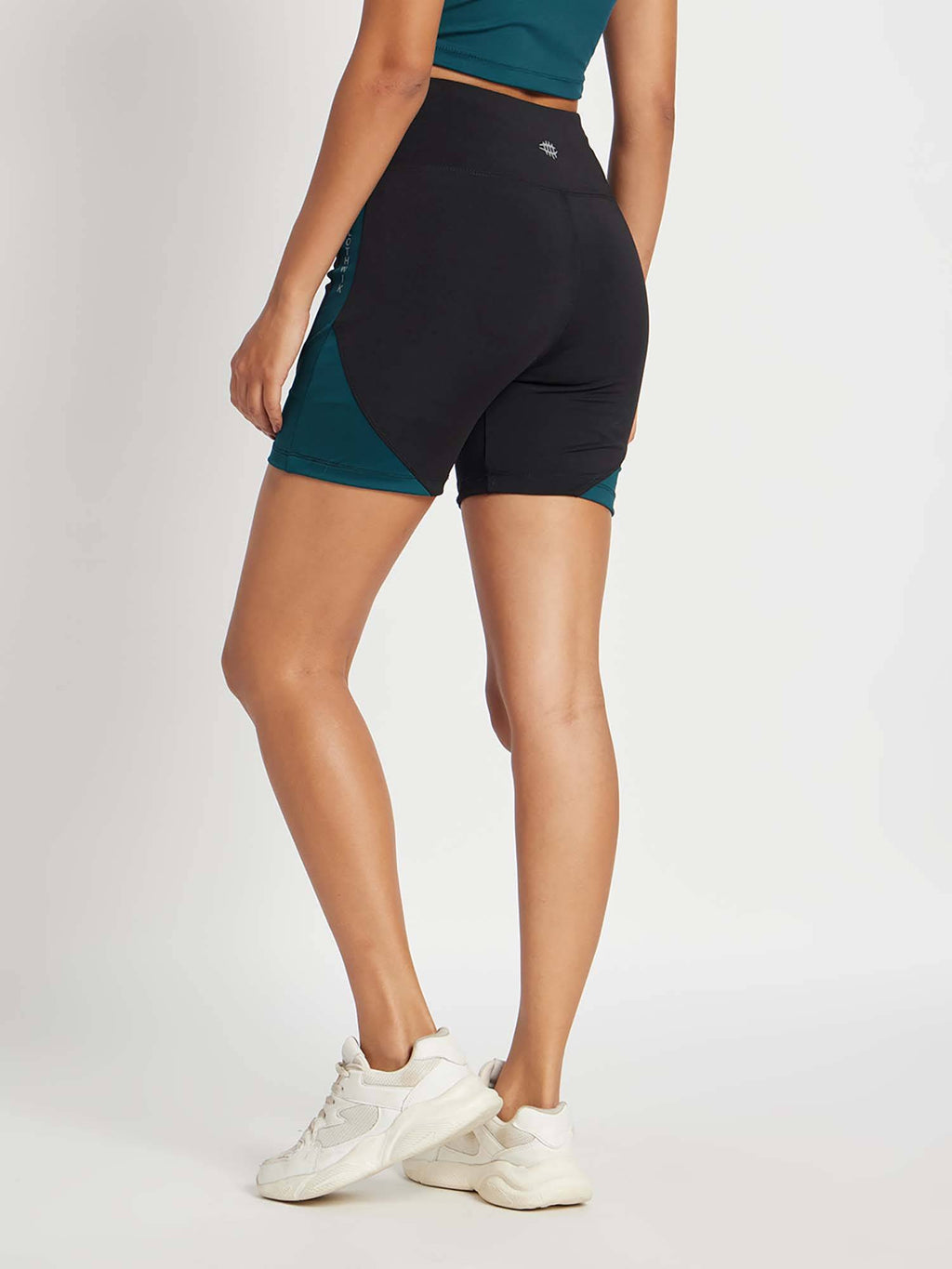 Black Solid Regular Fit Shorts - view 3