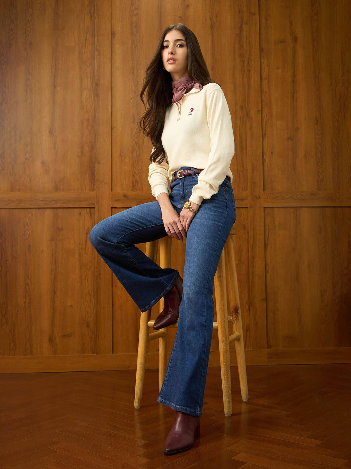 Mid Rise Bootcut Fit Jeans | BT10 - view 6