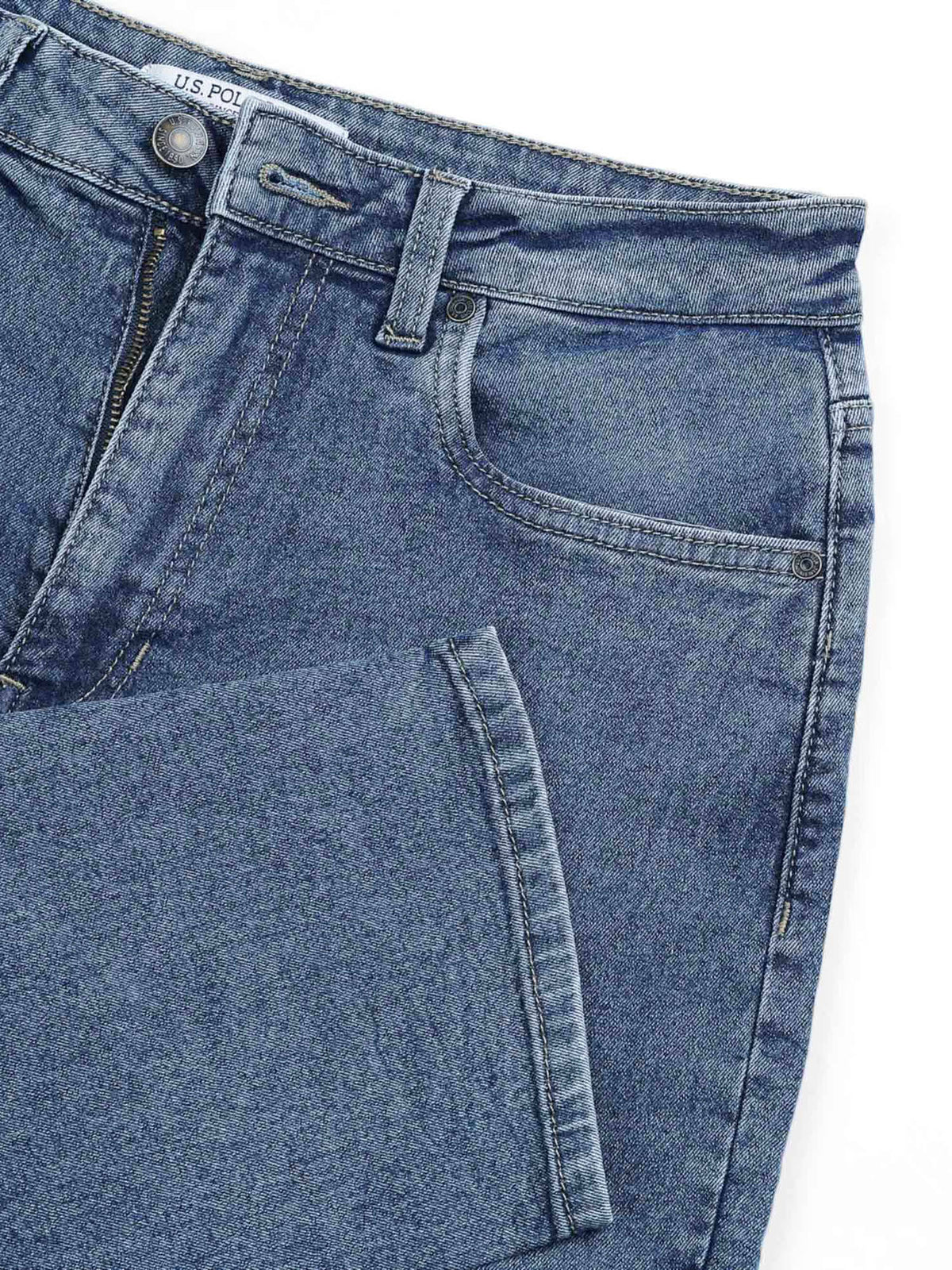 Mid Rise Straight Fit Jeans | ST23 - view 2