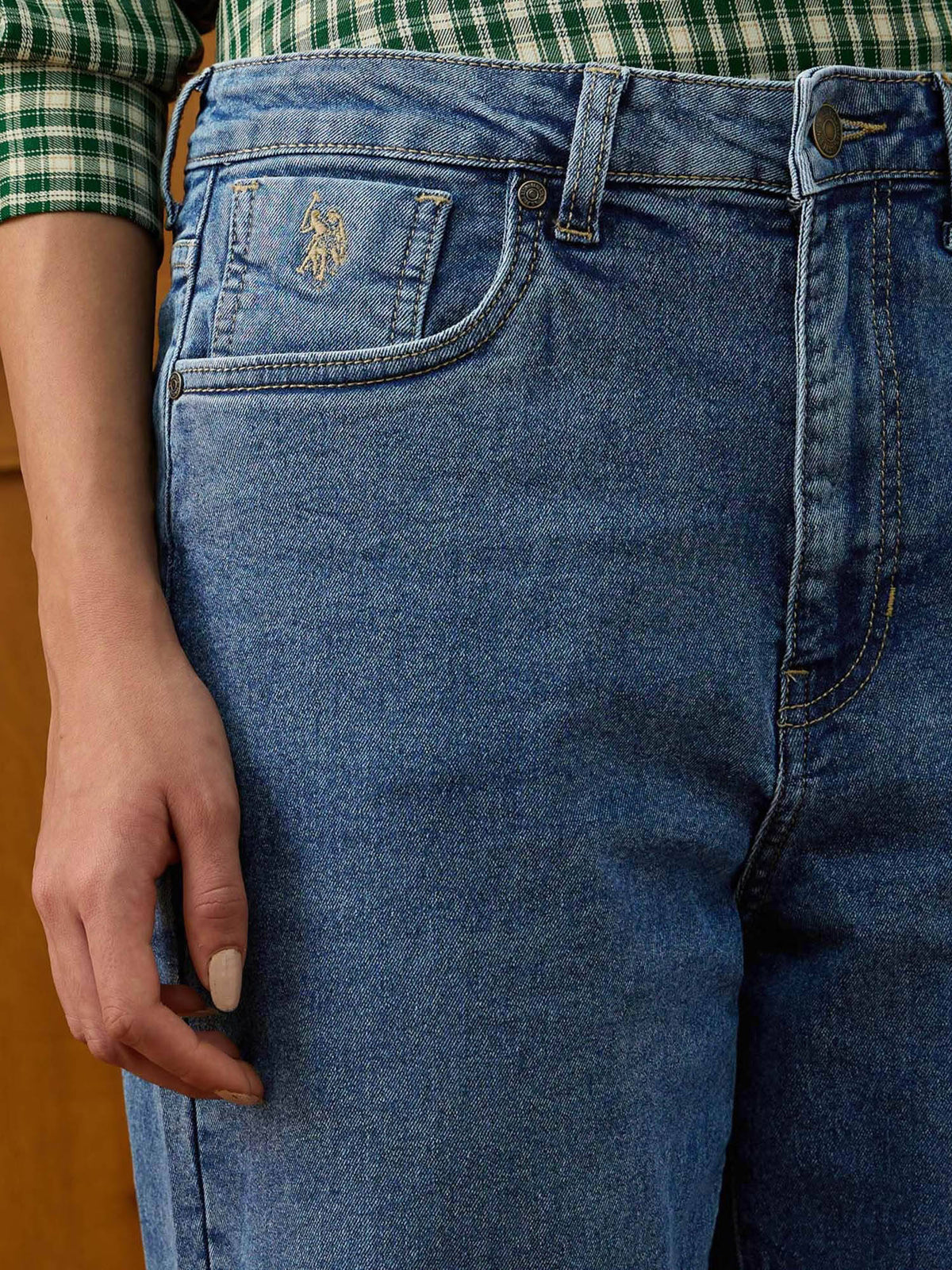 Mid Rise Straight Fit Jeans | ST23 - view 7